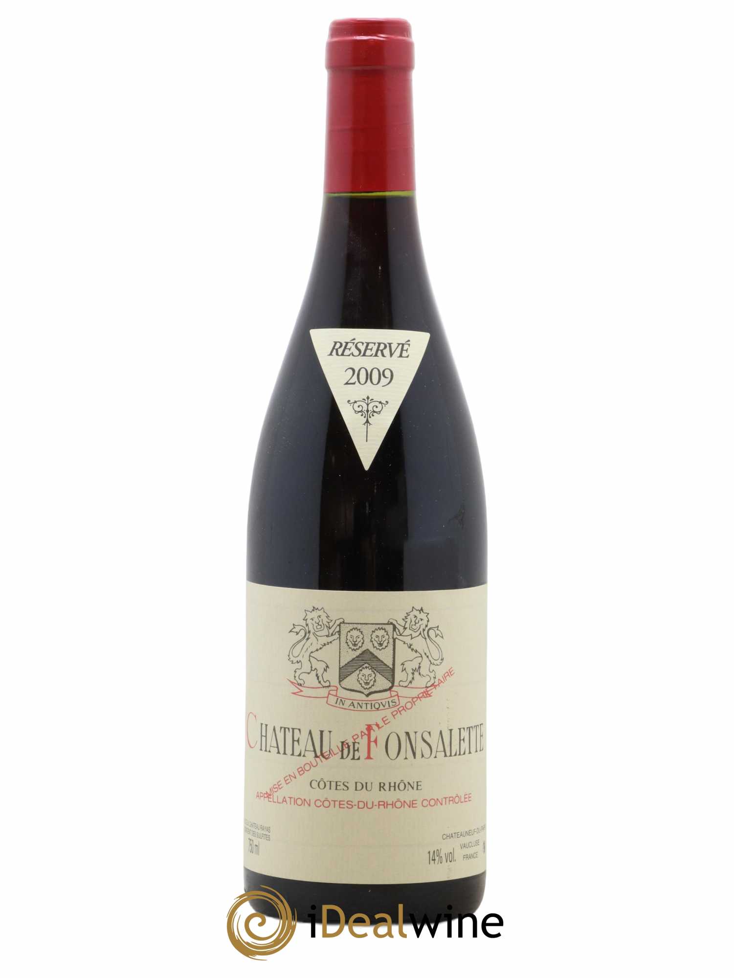 Côtes-du-Rhône Château de Fonsalette Emmanuel Reynaud 2009 - Lot de 1 bouteille - 0