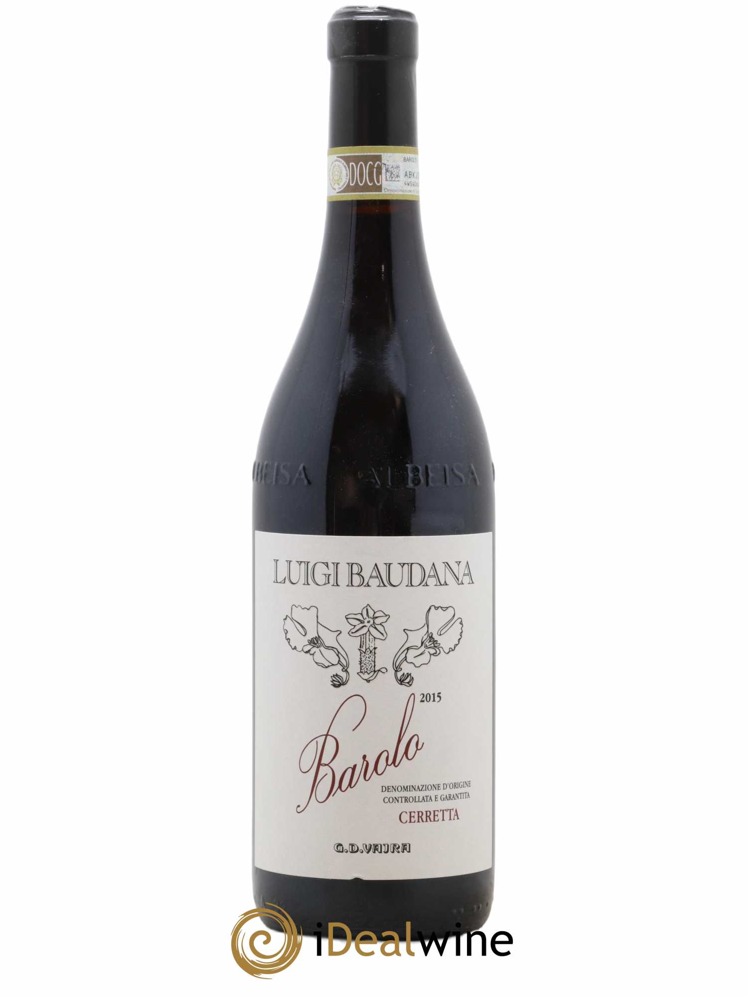 Barolo DOCG Ceretta Vajra et Luigi Baudana 2015 - Lot de 1 bouteille - 0