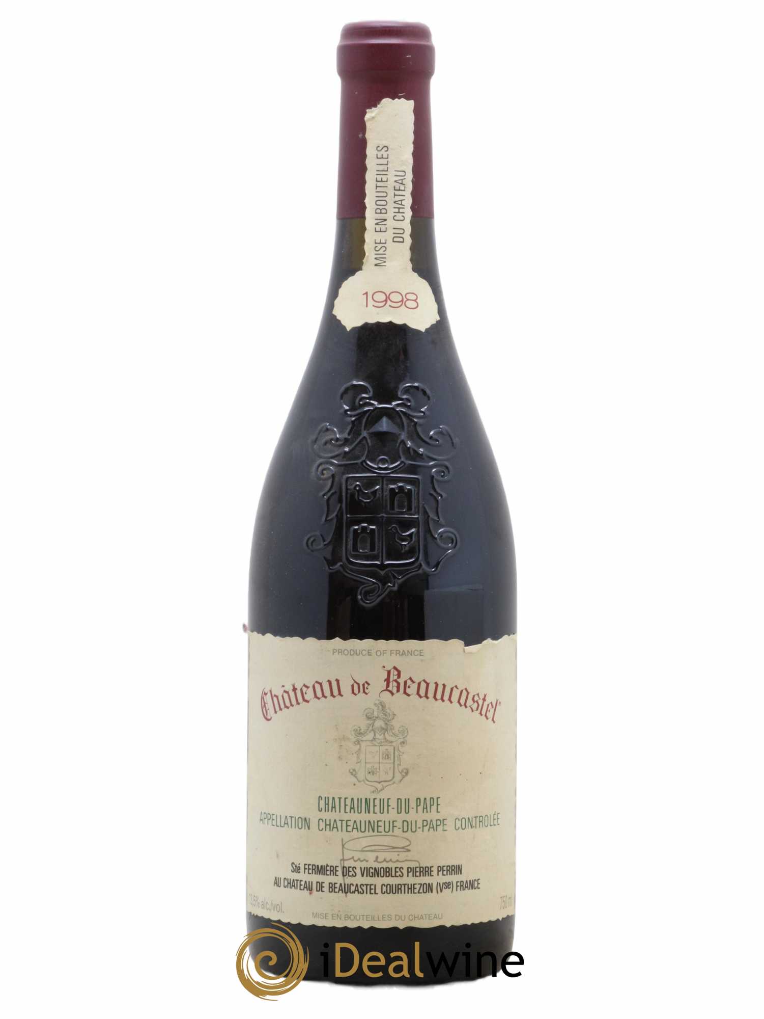 Châteauneuf-du-Pape Château de Beaucastel Famille Perrin 1998 - Lot de 1 bouteille - 0