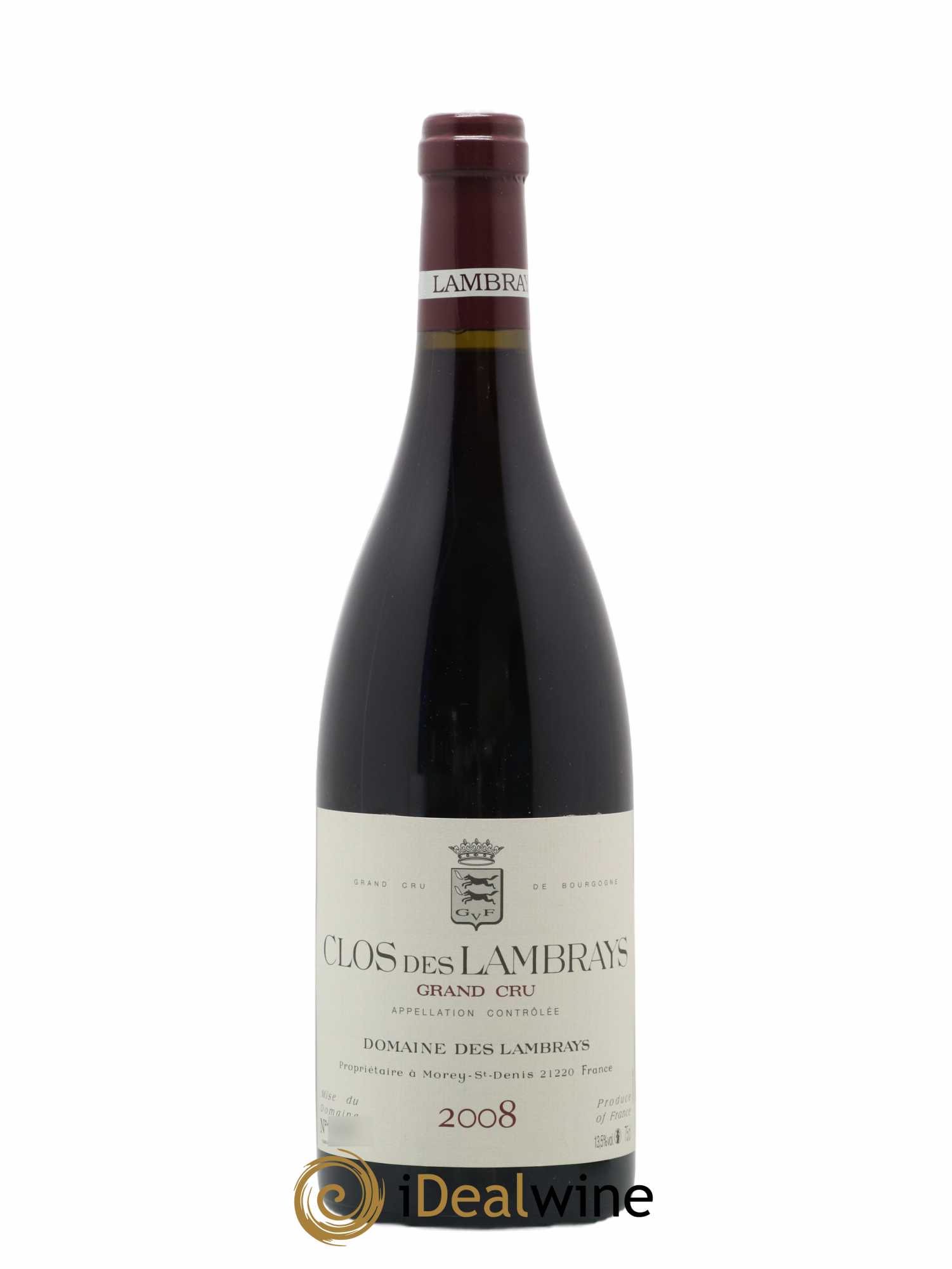 Clos des Lambrays Grand Cru Domaine des Lambrays 2008 - Posten von 1 Flasche - 0