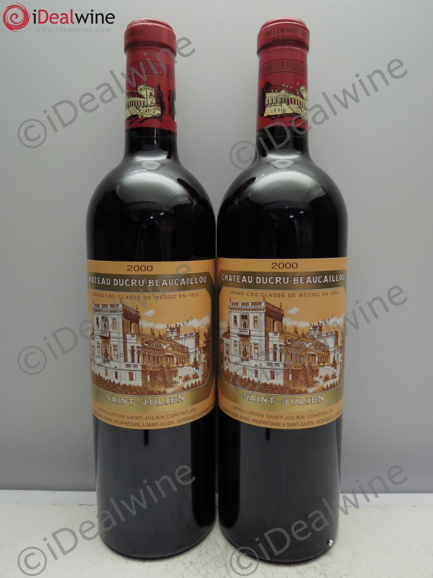 Château Ducru Beaucaillou 2ème Grand Cru Classé 2000 - Lot de 2 bouteilles - 0