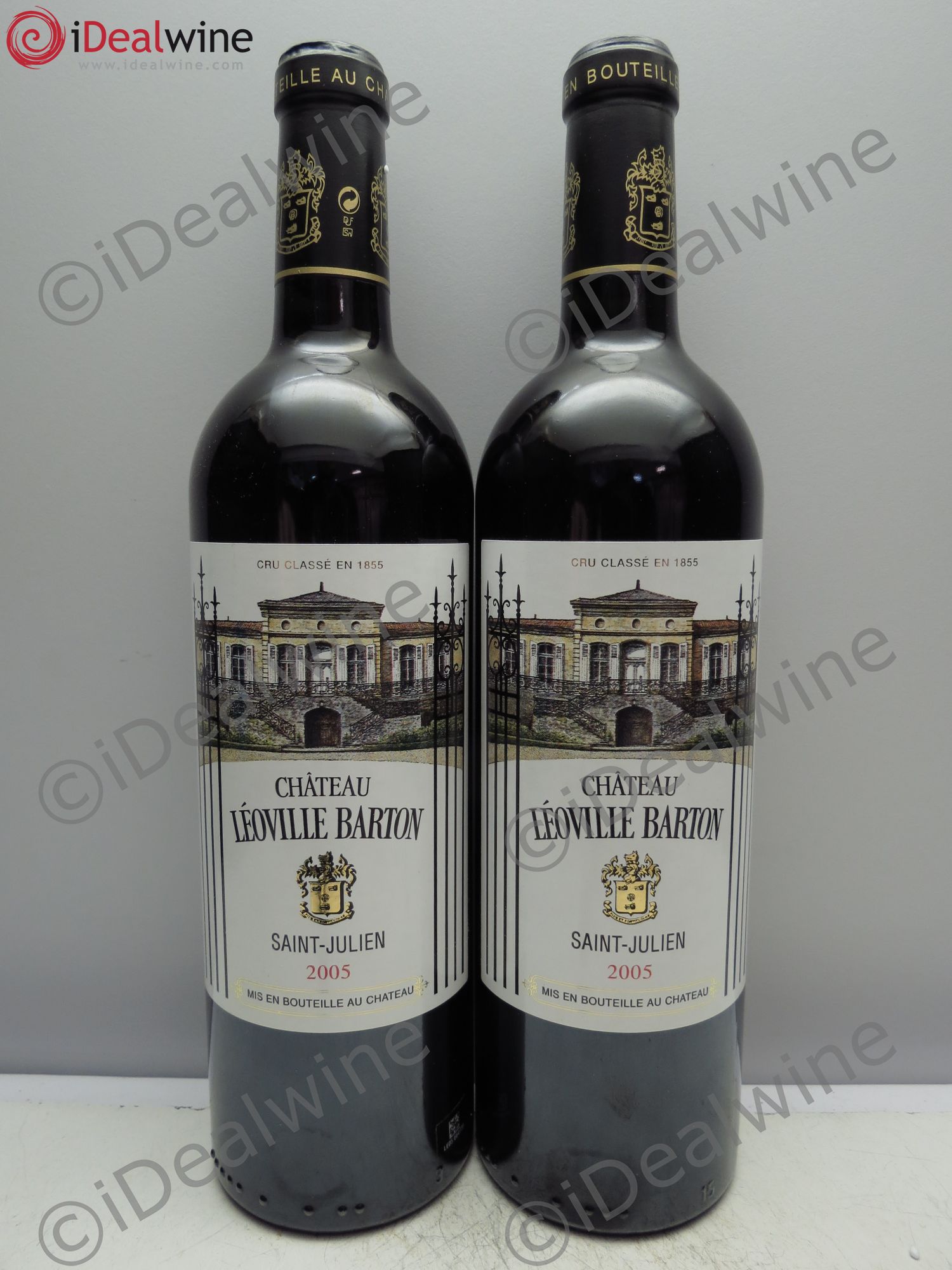 Château Léoville Barton 2ème Grand Cru Classé 2005 - Lot de 2 bouteilles - 0