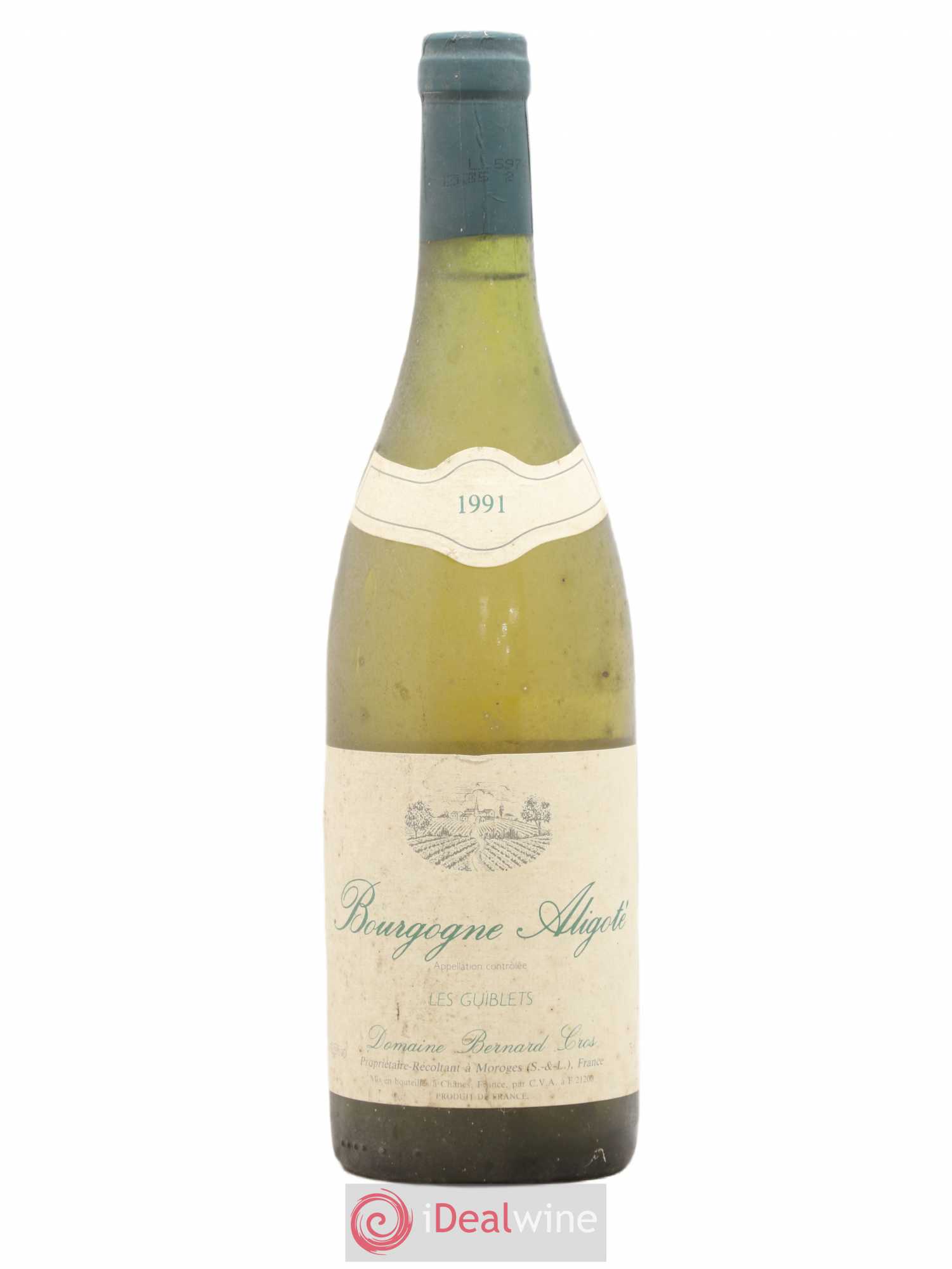Bourgogne Aligoté Les Guiblets B. Cros 1991 - Posten von 1 Flasche - 0
