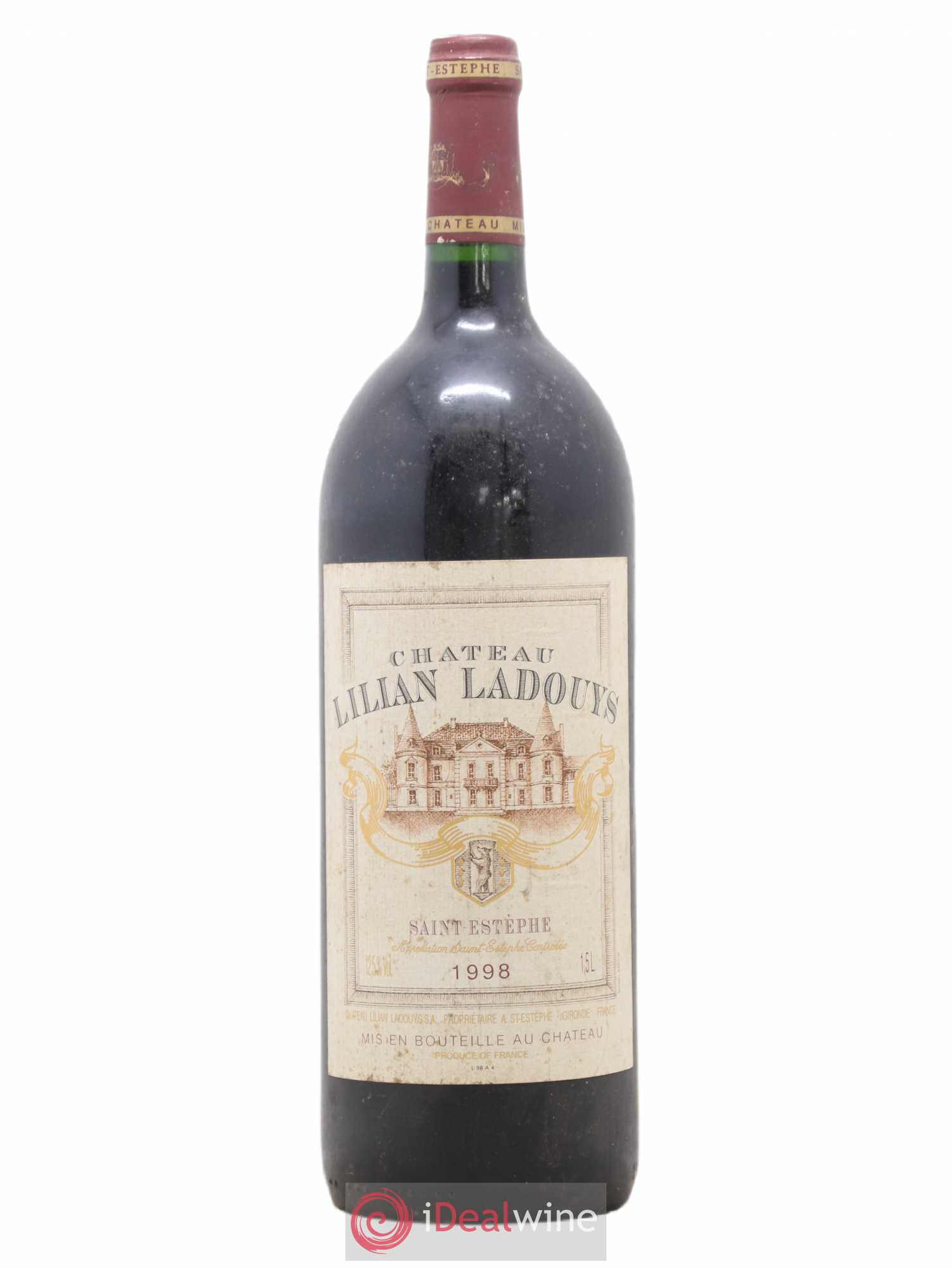Château Lilian Ladouys Cru Bourgeois 1998 - Lot de 1 magnum - 0