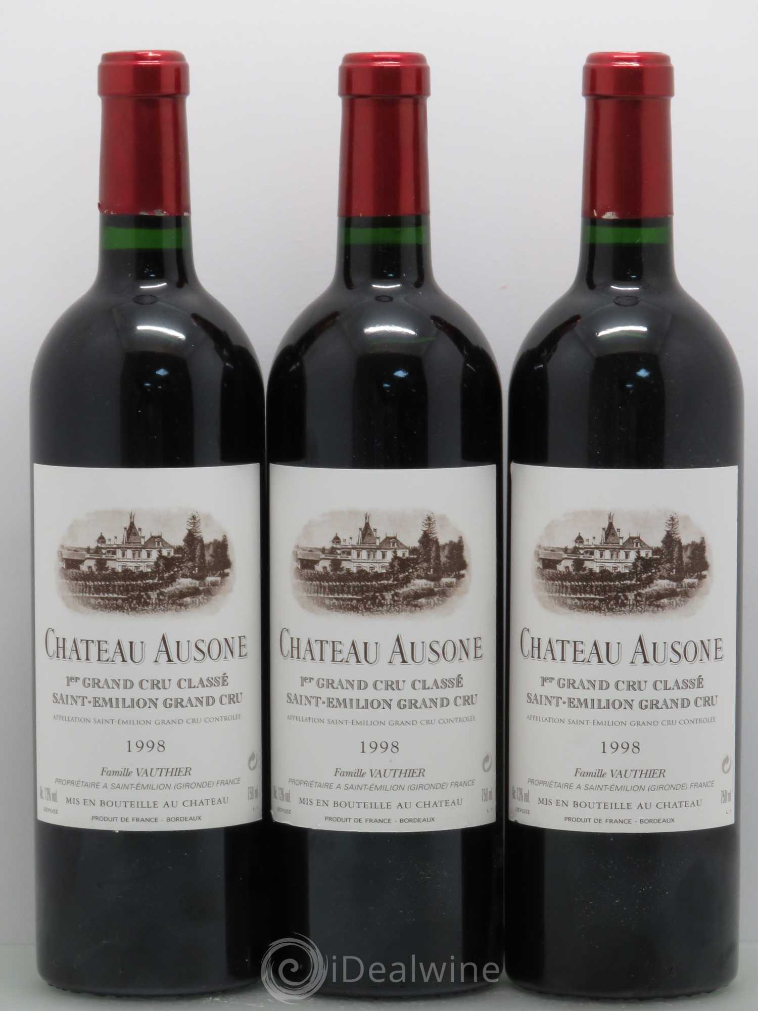 Château Ausone 1er Grand Cru Classé A 1998 - Lot de 6 bouteilles - 2