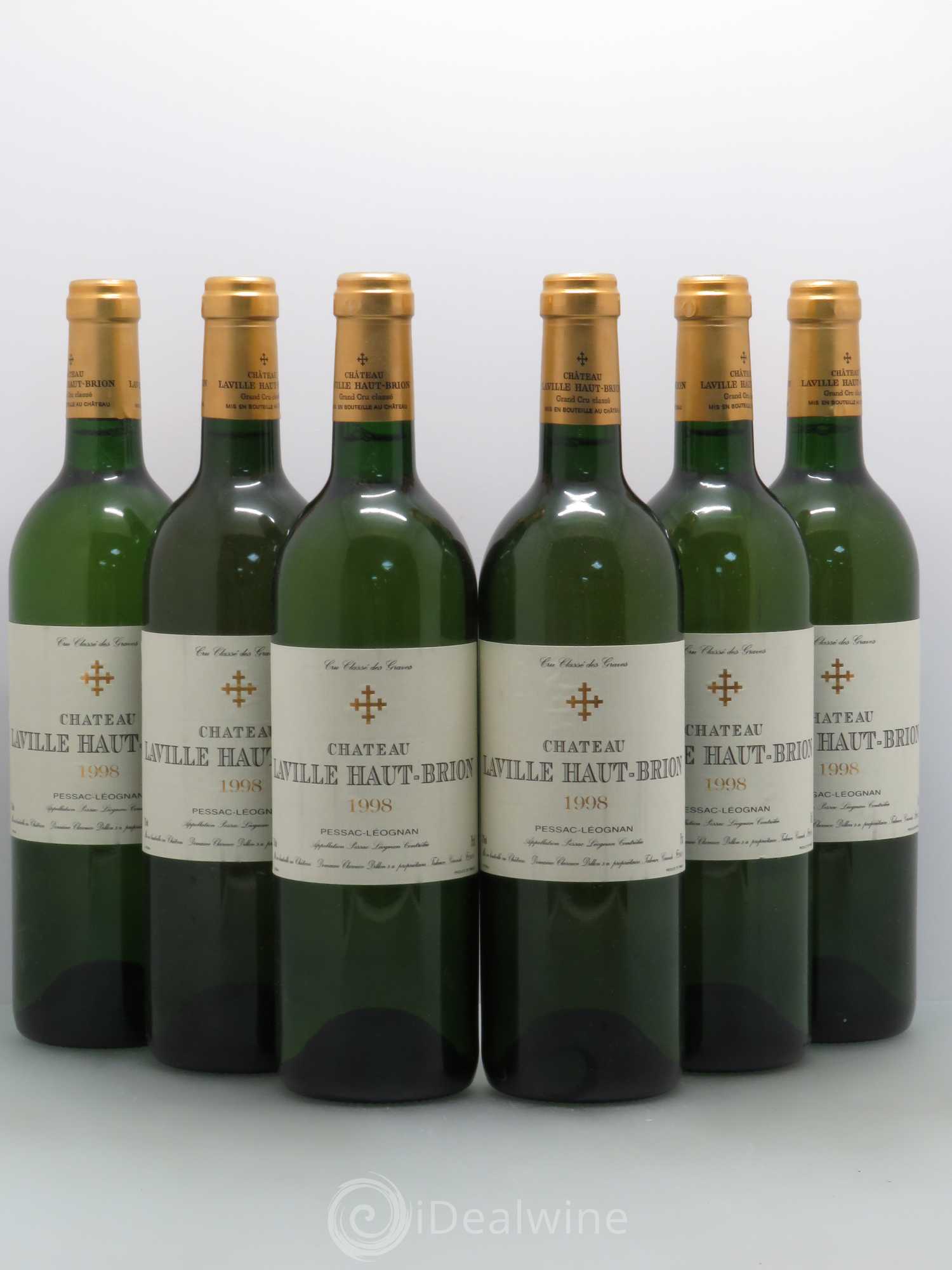 Château Laville Haut-Brion Cru Classé de Graves 1998 - Lot de 6 bouteilles - 0