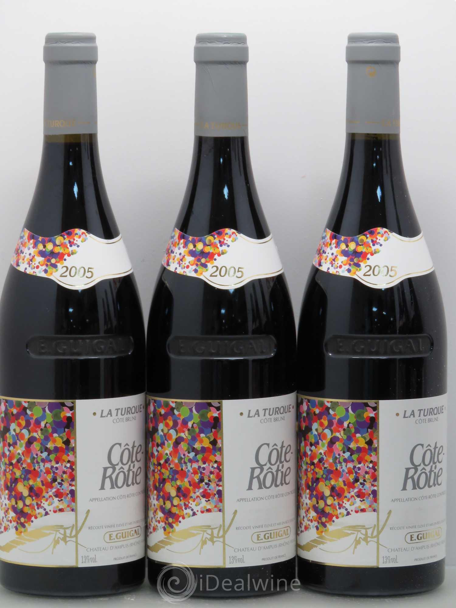Côte-Rôtie La Turque Guigal 2005 - Lot de 6 bouteilles - 1
