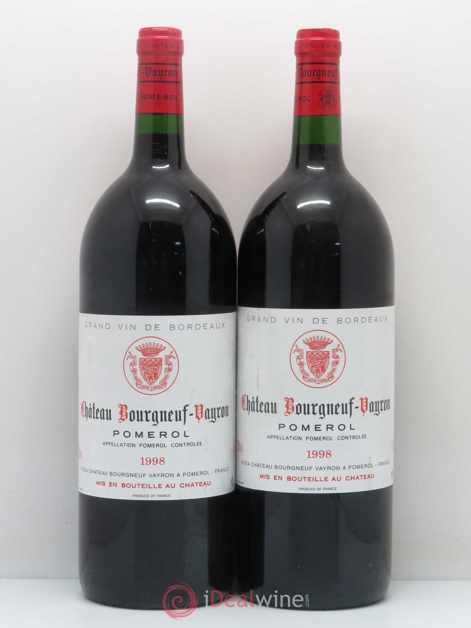Château Bourgneuf Vayron 1998 - Lot de 2 magnums - 0