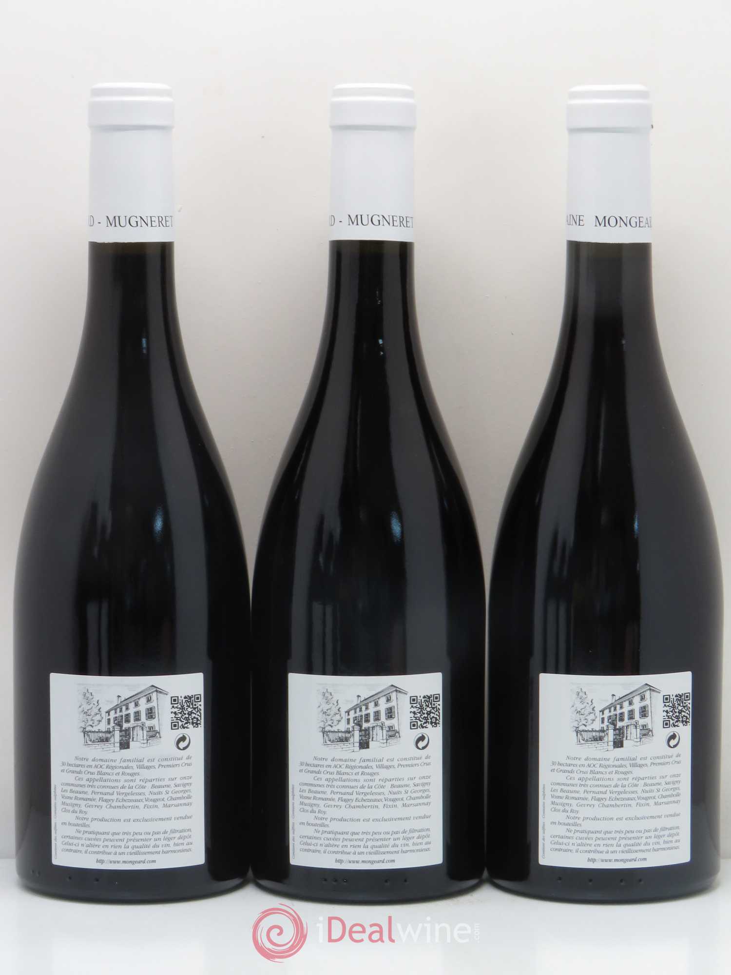 Clos de Vougeot Grand Cru Mongeard-Mugneret (Domaine) 2010 - Lot de 6 bouteilles - 2