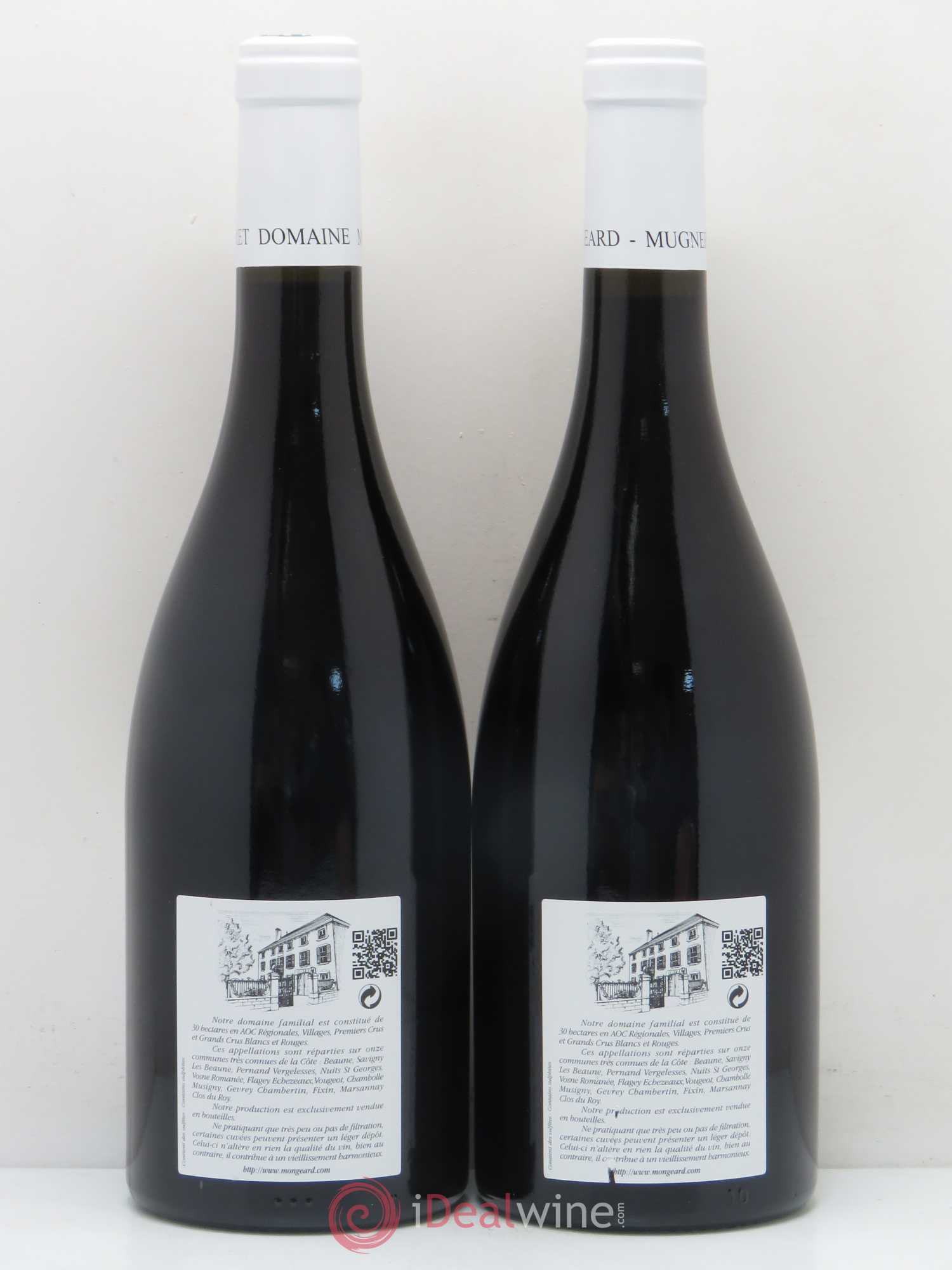Clos de Vougeot Grand Cru Mongeard-Mugneret (Domaine) 2010 - Lot de 2 bouteilles - 1