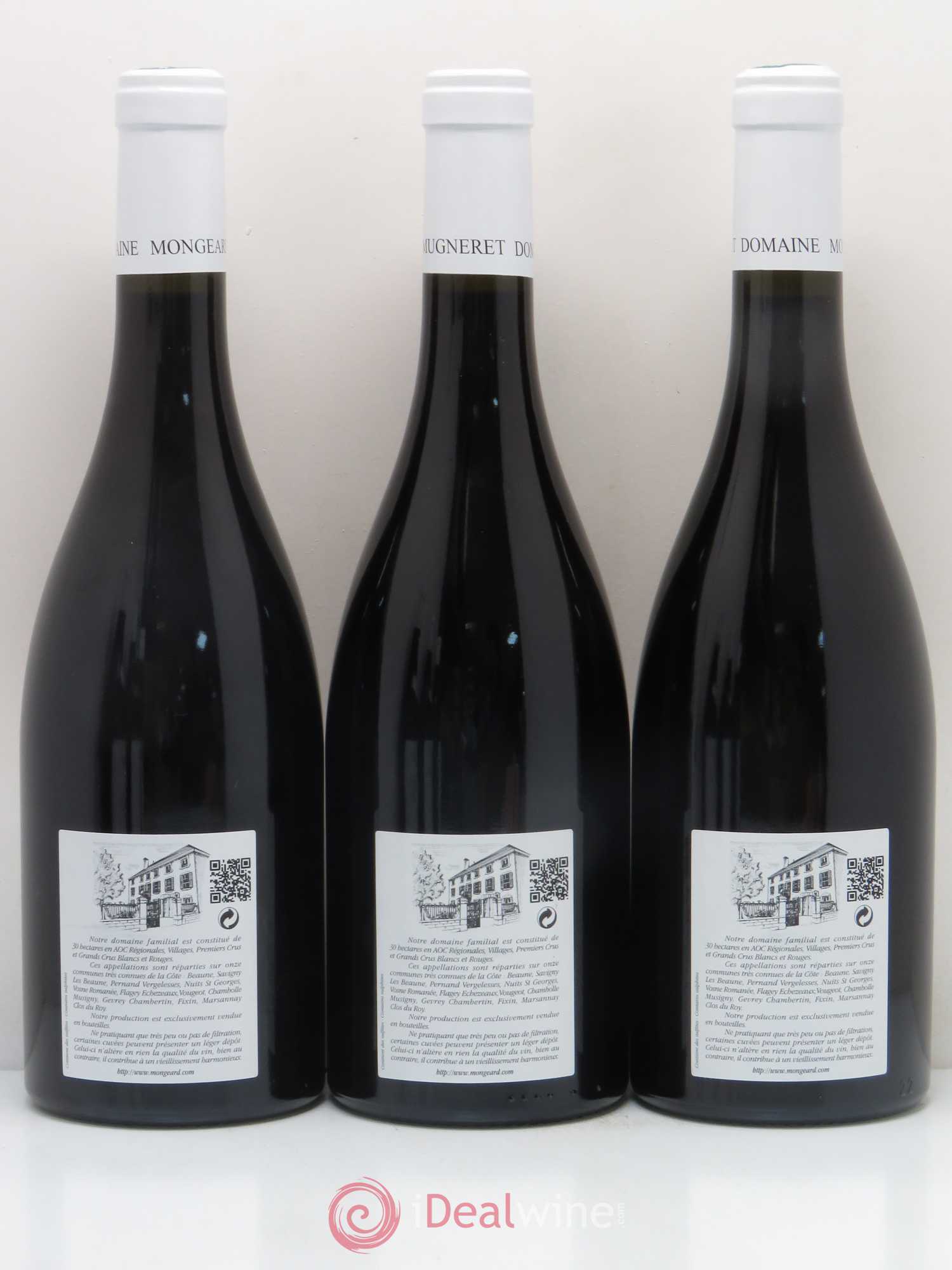 Clos de Vougeot Grand Cru Mongeard-Mugneret (Domaine) 2009 - Lot de 6 bouteilles - 2