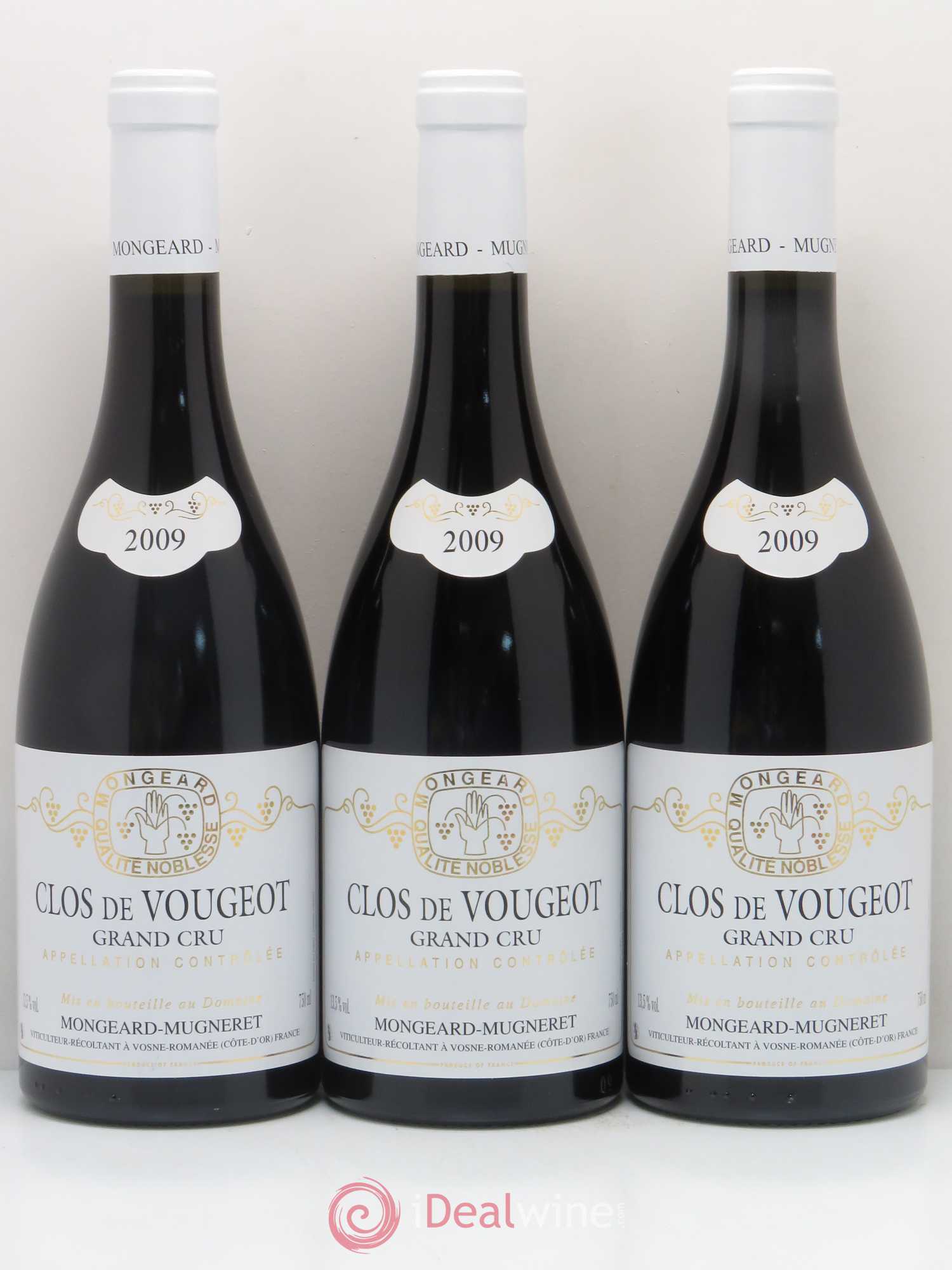 Clos de Vougeot Grand Cru Mongeard-Mugneret (Domaine) 2009 - Lot de 6 bouteilles - 3