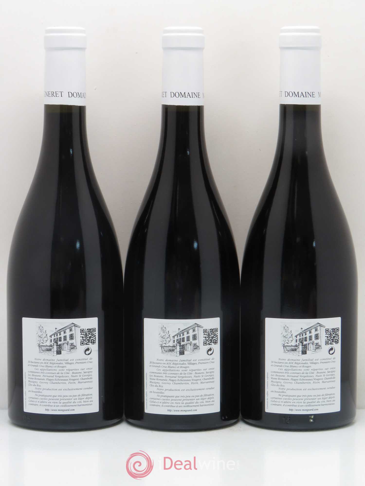 Clos de Vougeot Grand Cru Mongeard-Mugneret (Domaine) 2009 - Lot de 6 bouteilles - 4