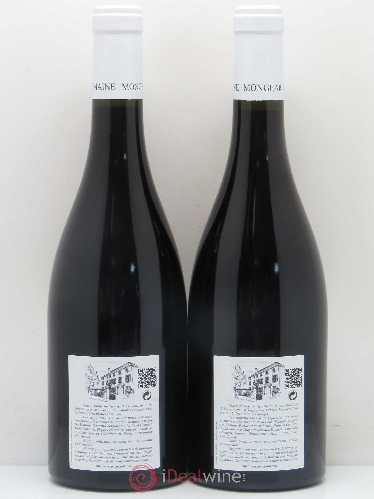 Clos de Vougeot Grand Cru Mongeard-Mugneret (Domaine) 2009 - Lotto di 2 bottiglie - 1