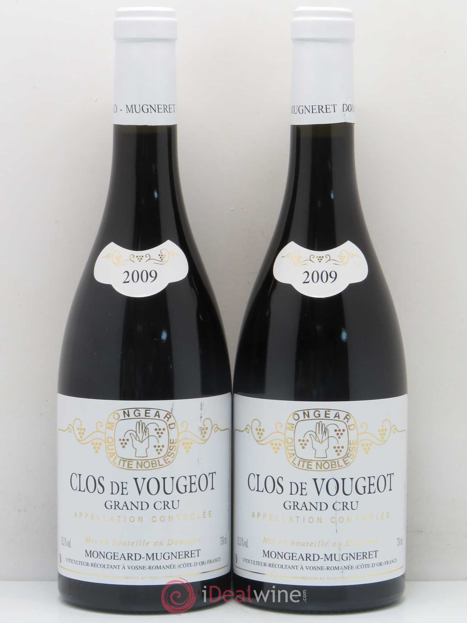 Clos de Vougeot Grand Cru Mongeard-Mugneret (Domaine) 2009 - Lotto di 2 bottiglie - 0