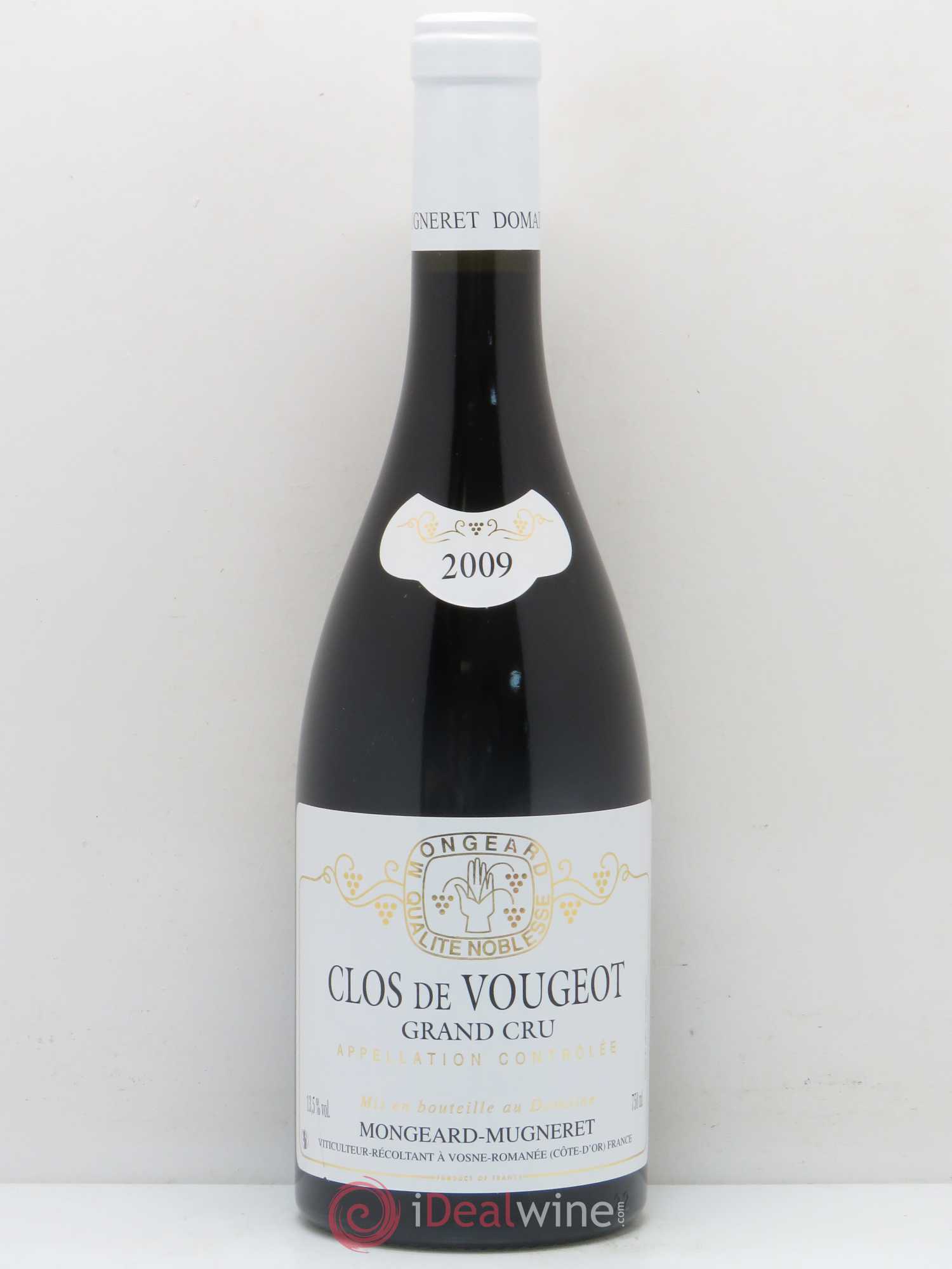 Clos de Vougeot Grand Cru Mongeard-Mugneret (Domaine) 2009 - Lot de 1 bouteille - 0