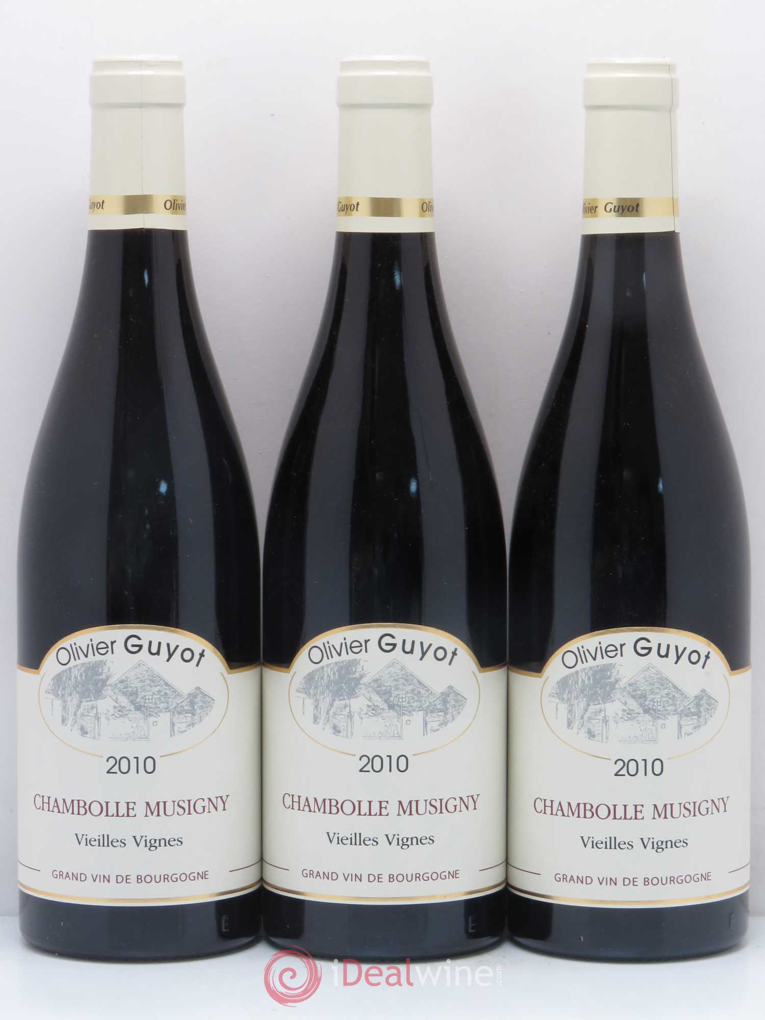 Chambolle-Musigny Vieilles Vignes Olivier Guyot (Domaine de) 2010 - Lot de 3 bouteilles - 0