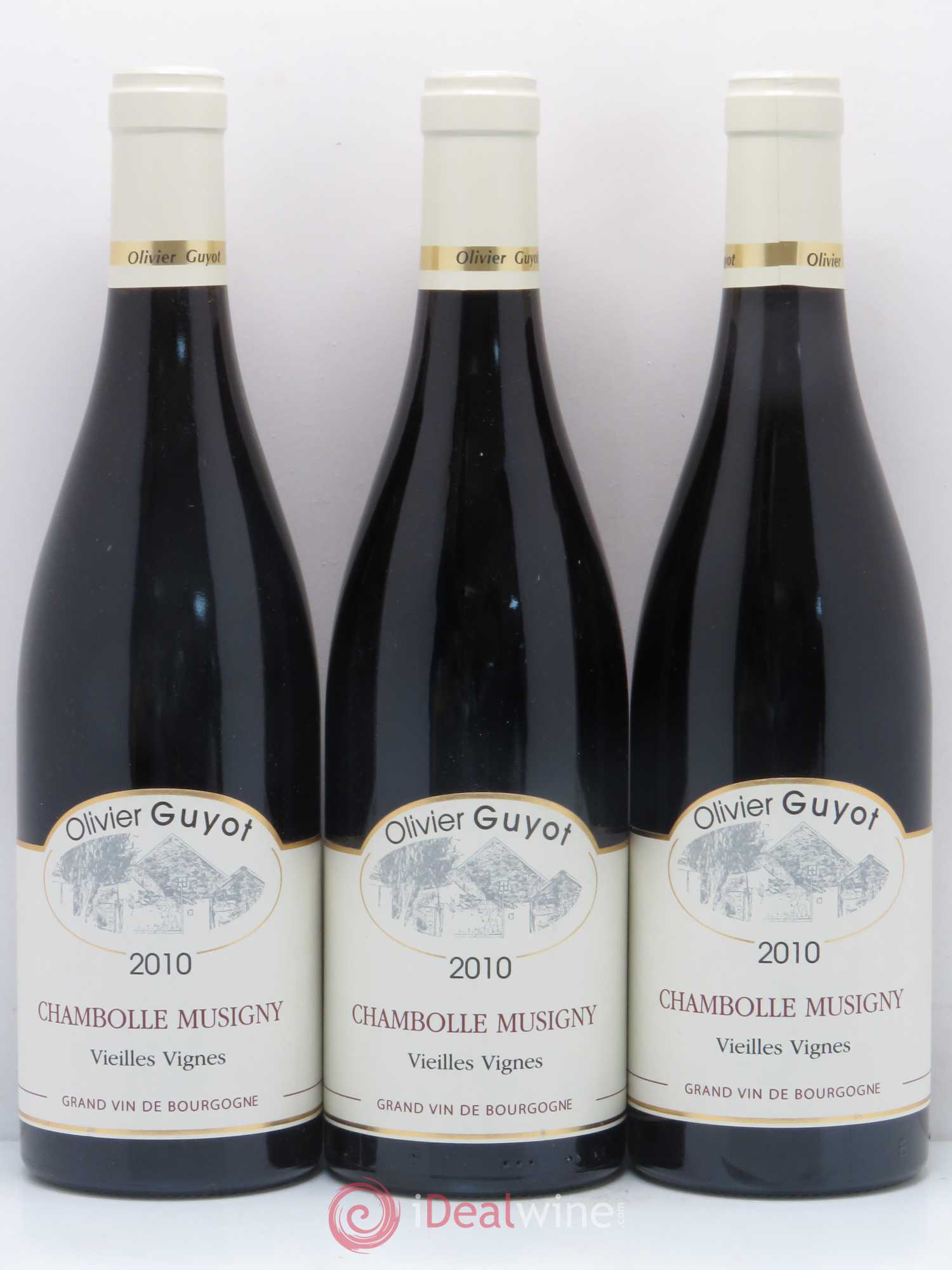 Chambolle-Musigny Vieilles Vignes Olivier Guyot (Domaine de) 2010 - Lot de 3 bouteilles - 0