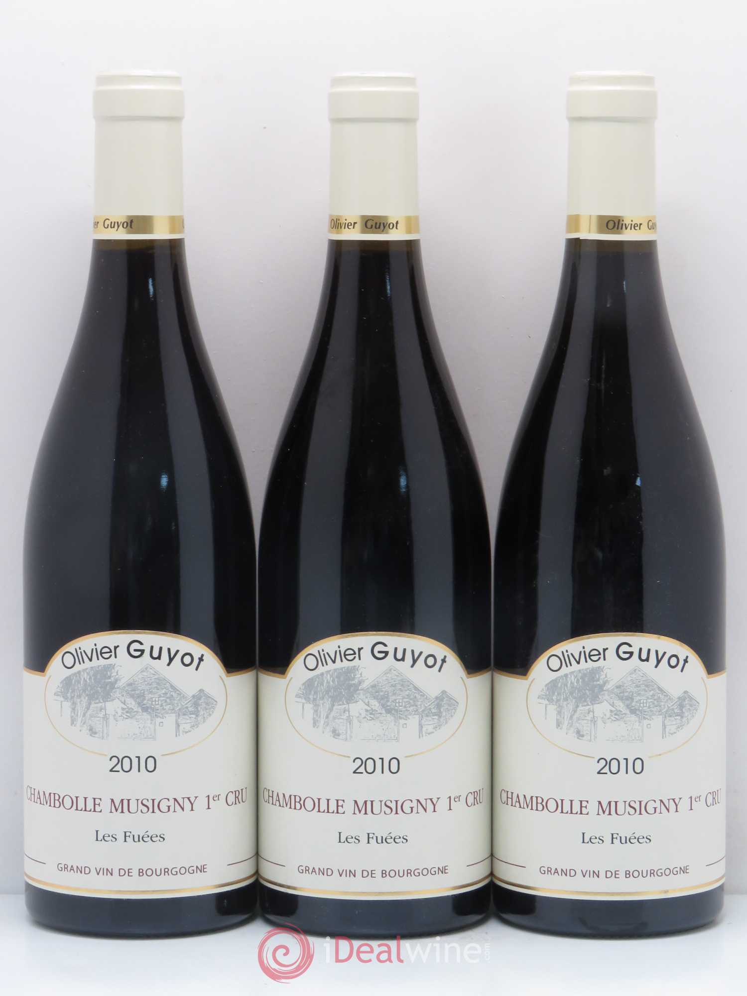 Chambolle-Musigny 1er Cru Les Fuées Olivier Guyot (Domaine) 2010 - Lot de 3 bouteilles - 0