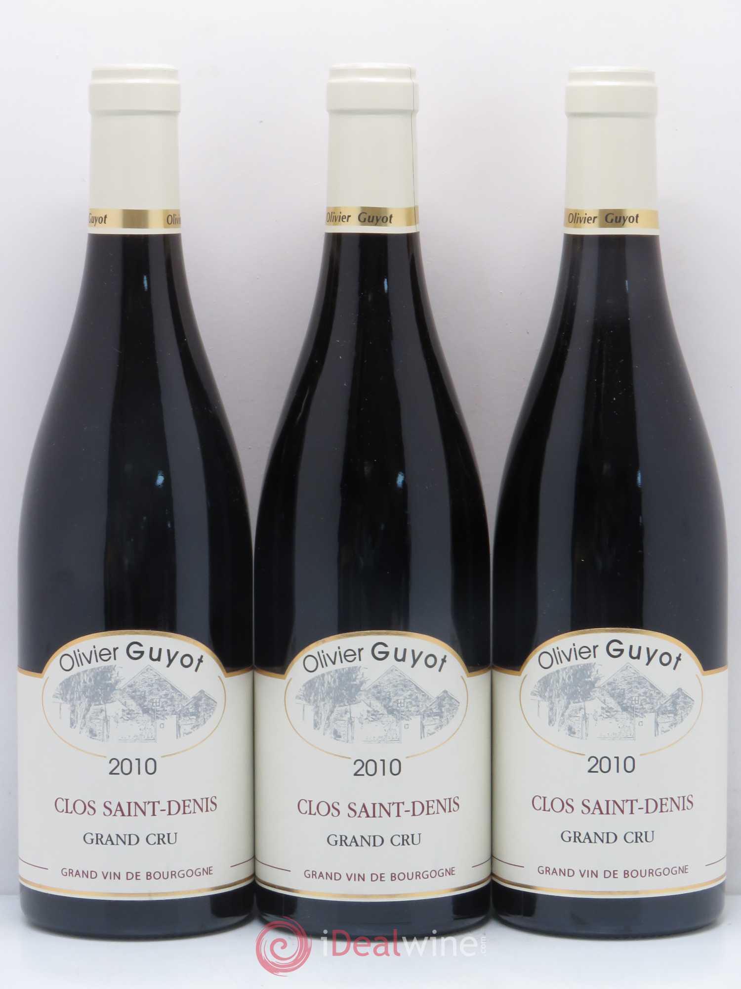 Clos Saint-Denis Grand Cru Olivier Guyot (Domaine de) 2010 - Lot de 3 bouteilles - 0