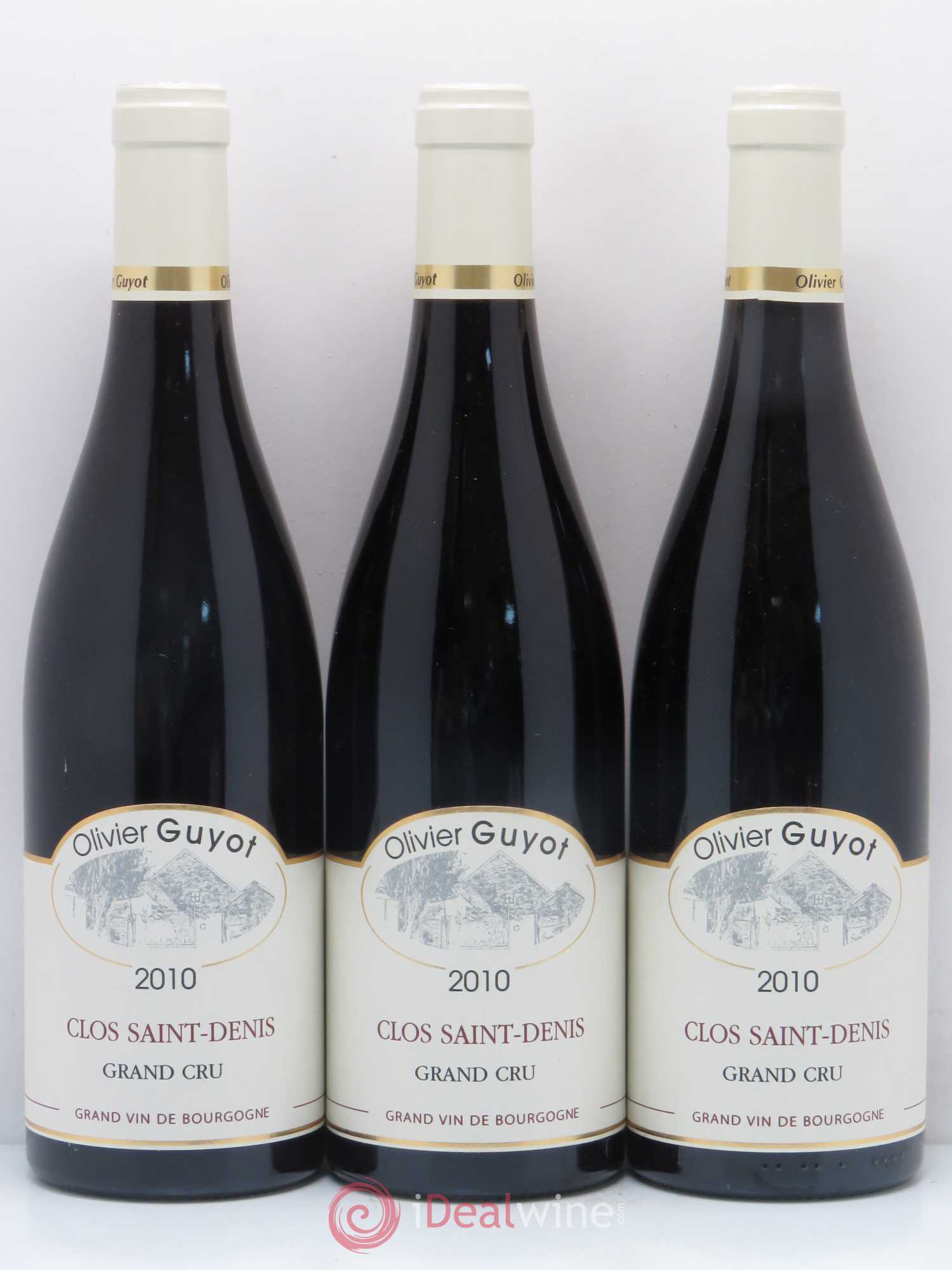 Clos Saint-Denis Grand Cru Olivier Guyot (Domaine de) 2010 - Lot de 3 bouteilles - 0