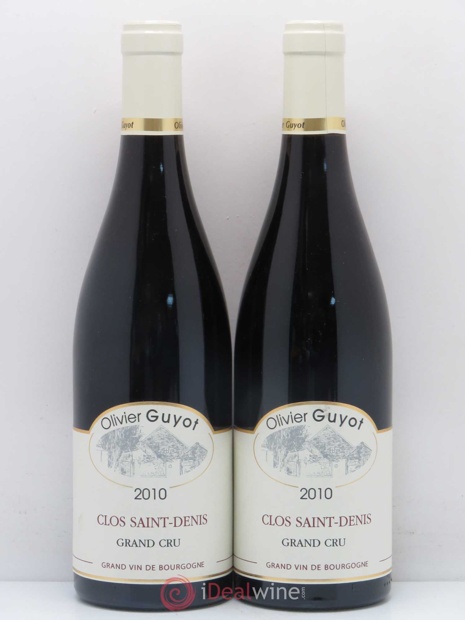 Clos Saint-Denis Grand Cru Olivier Guyot (Domaine de) 2010 - Lot de 2 bouteilles - 0