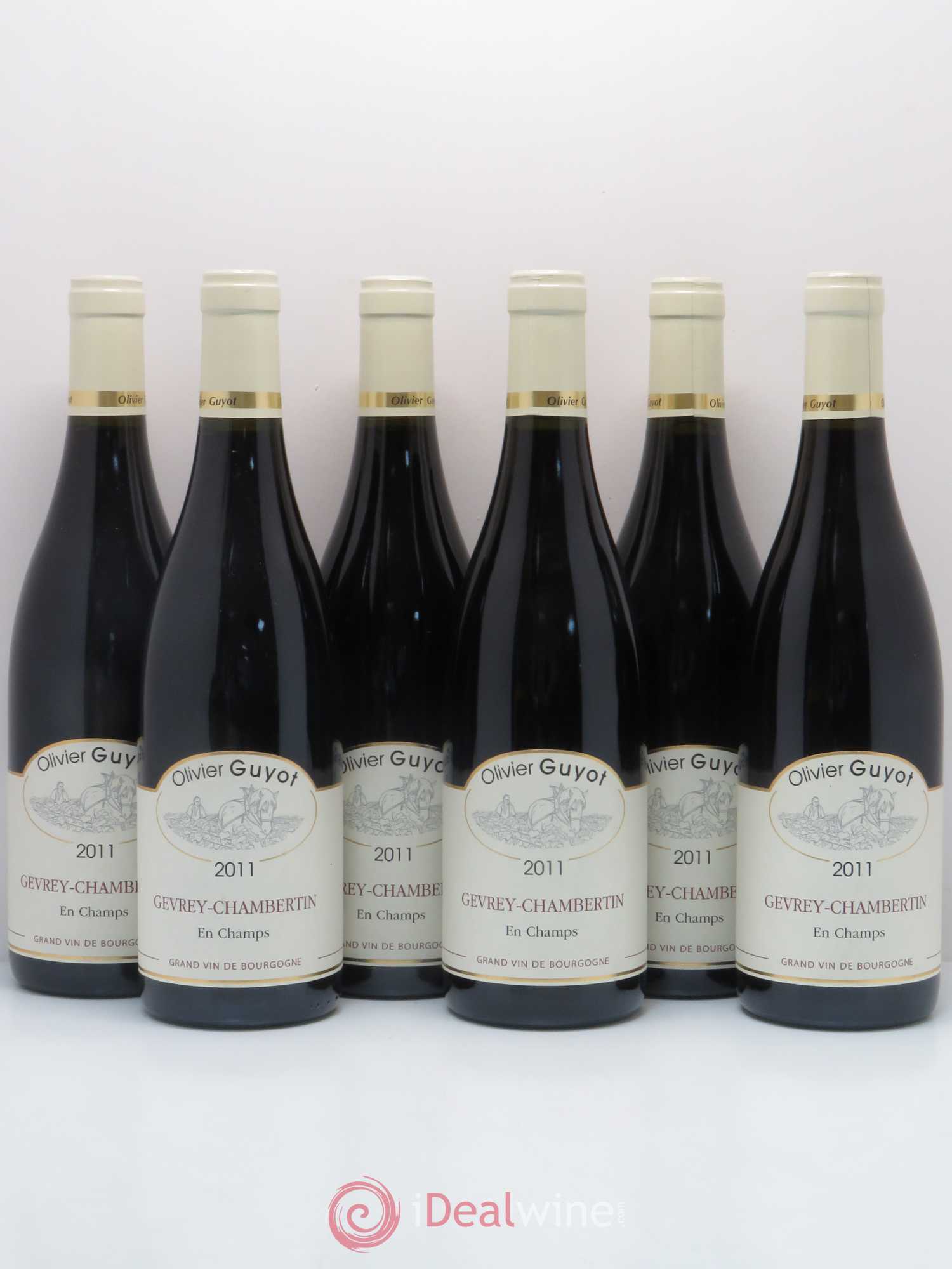 Gevrey-Chambertin En Champs Olivier Guyot (Domaine de) 2011 - Lotto di 6 bottiglie - 0