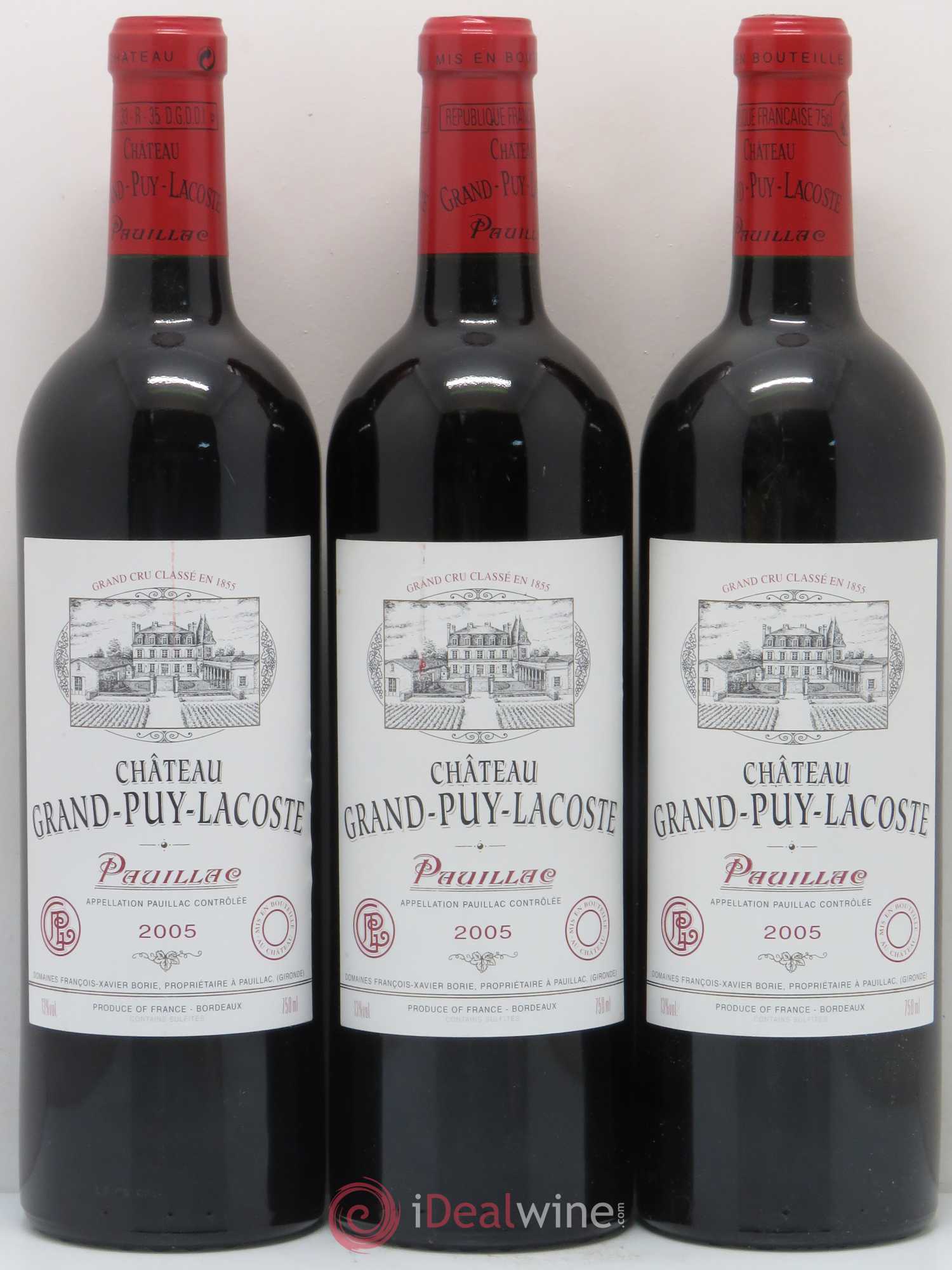 Château Grand Puy Lacoste 5ème Grand Cru Classé 2005 - Lot de 12 bouteilles - 3
