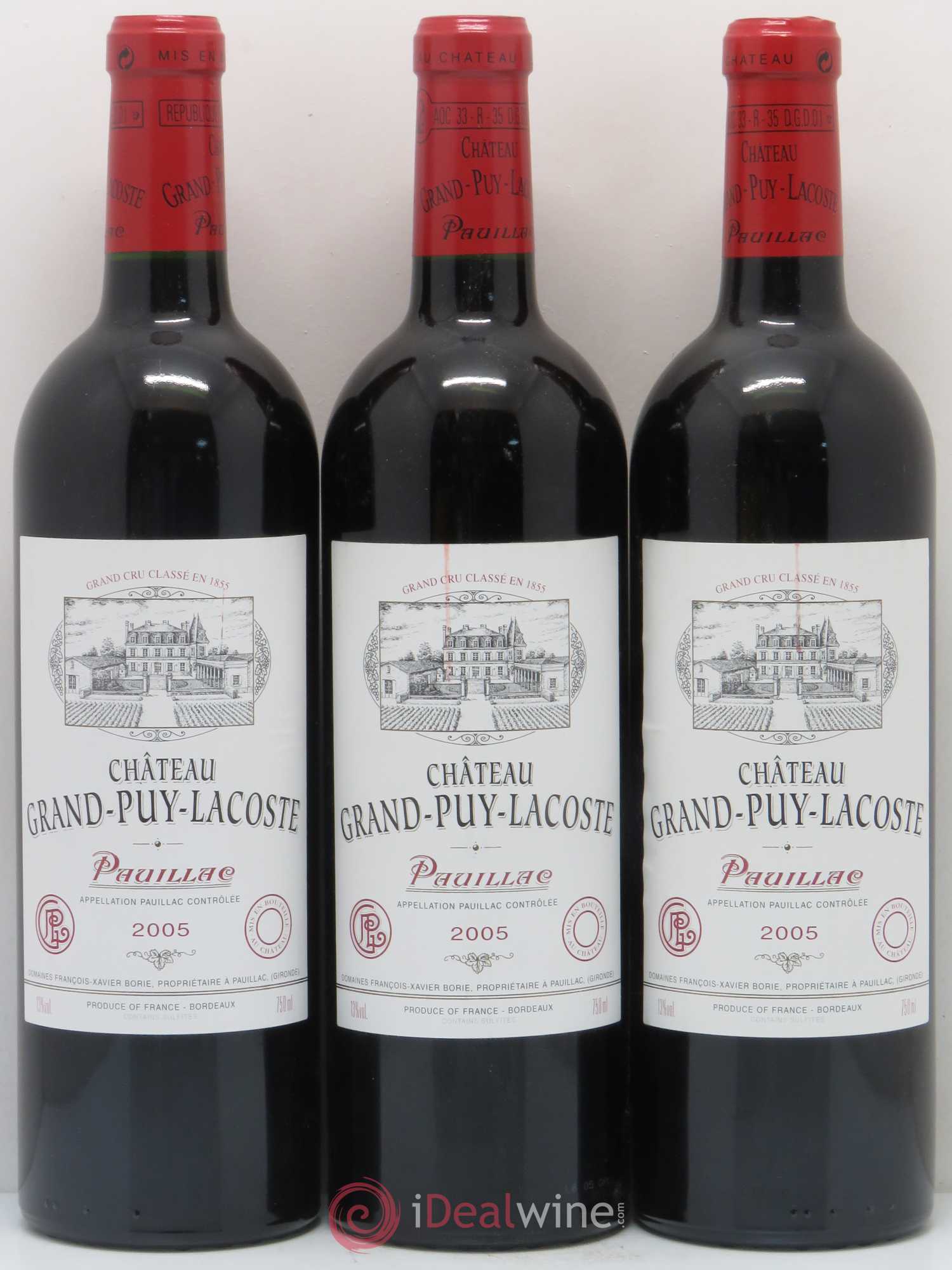 Château Grand Puy Lacoste 5ème Grand Cru Classé 2005 - Lot de 12 bouteilles - 4