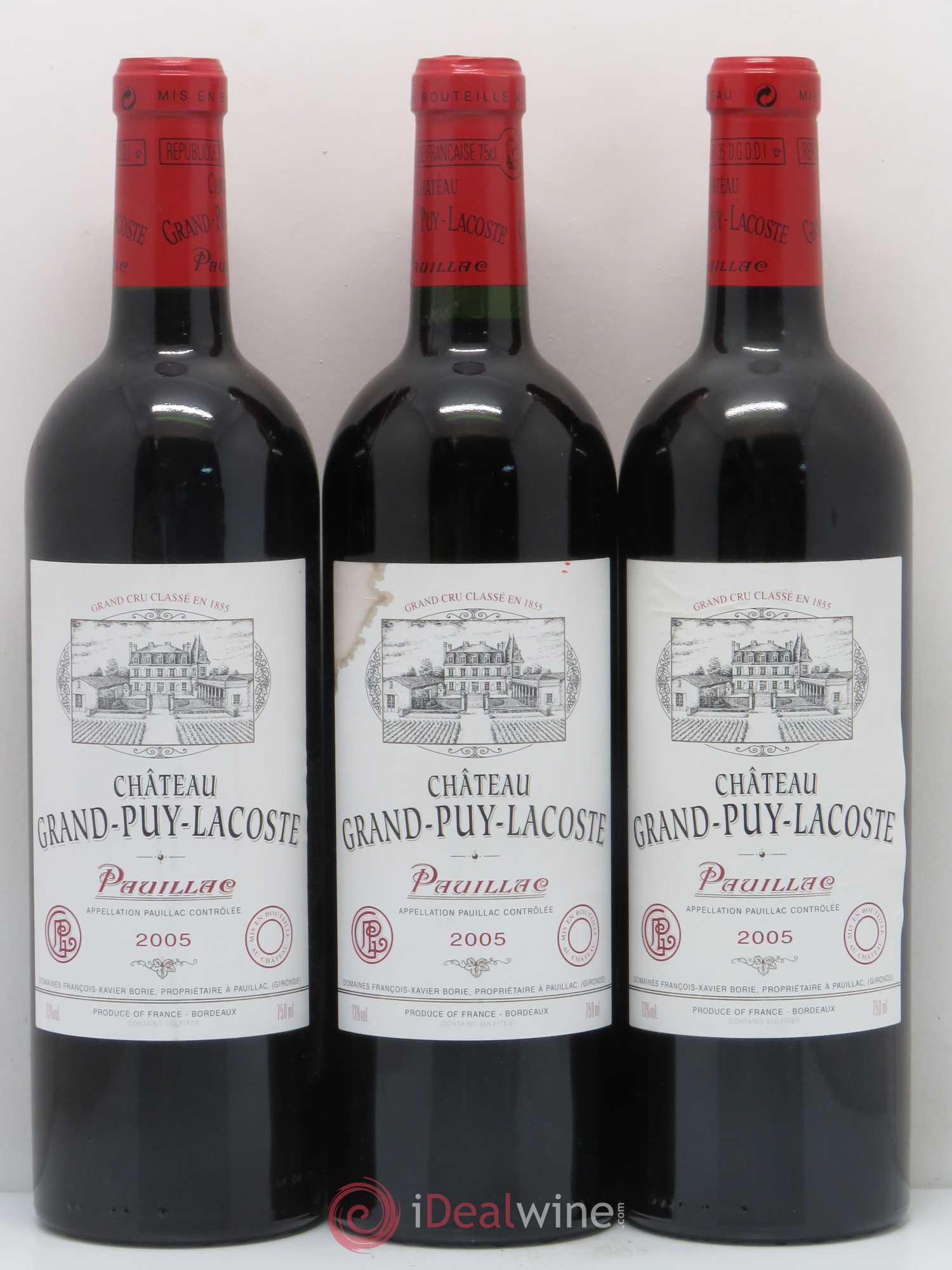 Château Grand Puy Lacoste 5ème Grand Cru Classé 2005 - Lot de 12 bouteilles - 3