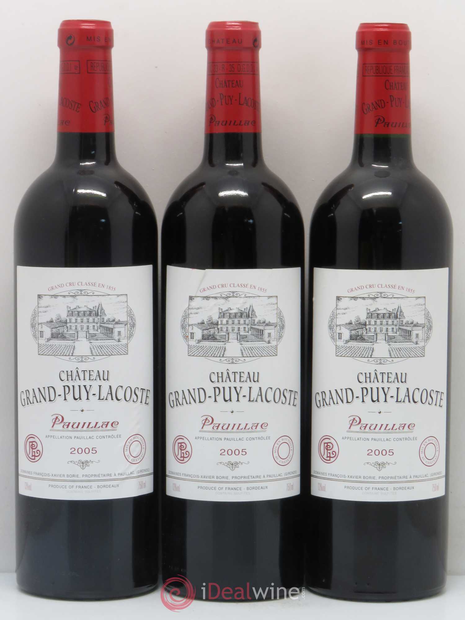 Château Grand Puy Lacoste 5ème Grand Cru Classé 2005 - Lot de 12 bouteilles - 4
