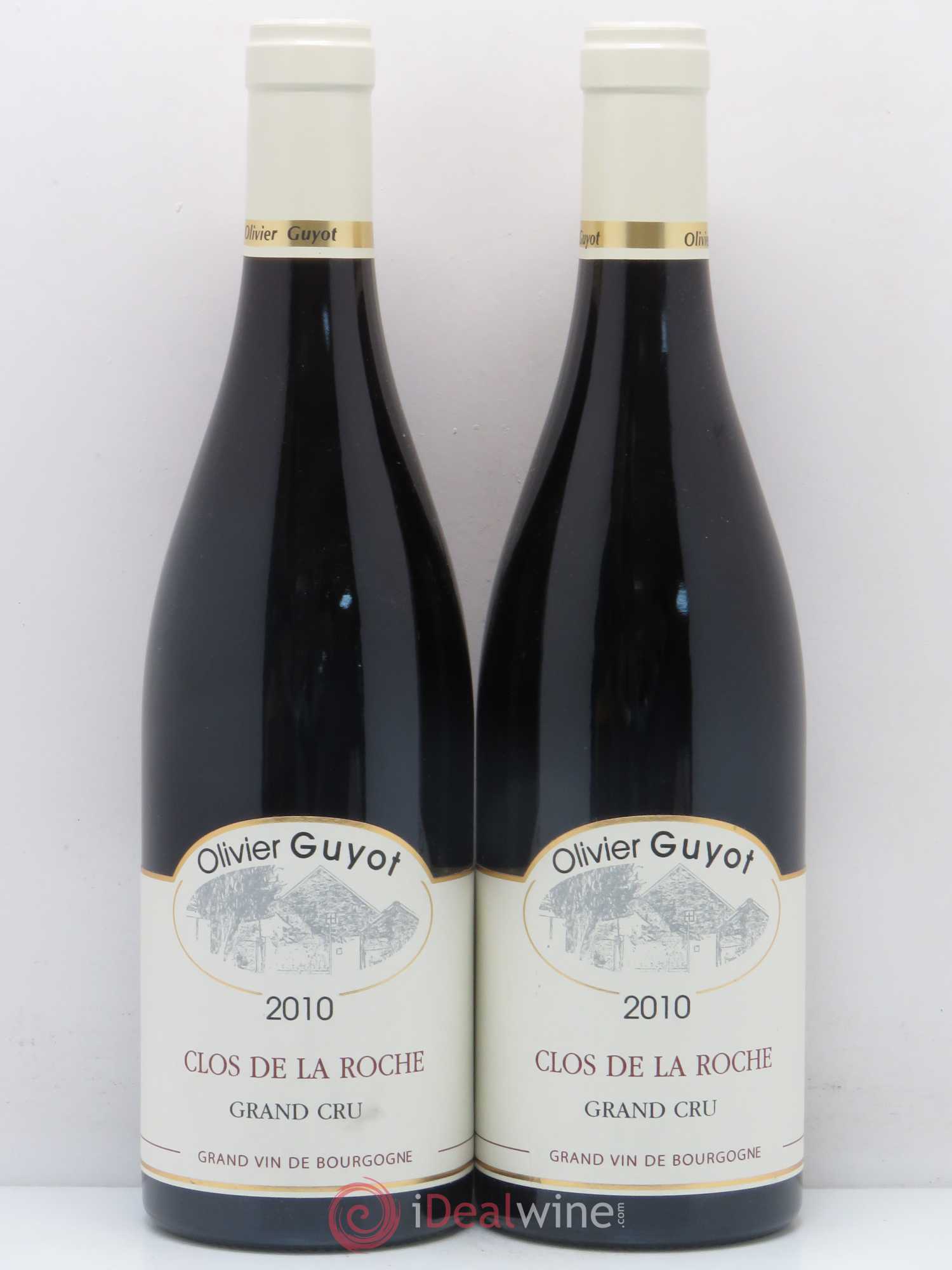 Clos de la Roche Grand Cru Olivier Guyot (Domaine de) 2010 - Lot de 2 bouteilles - 0