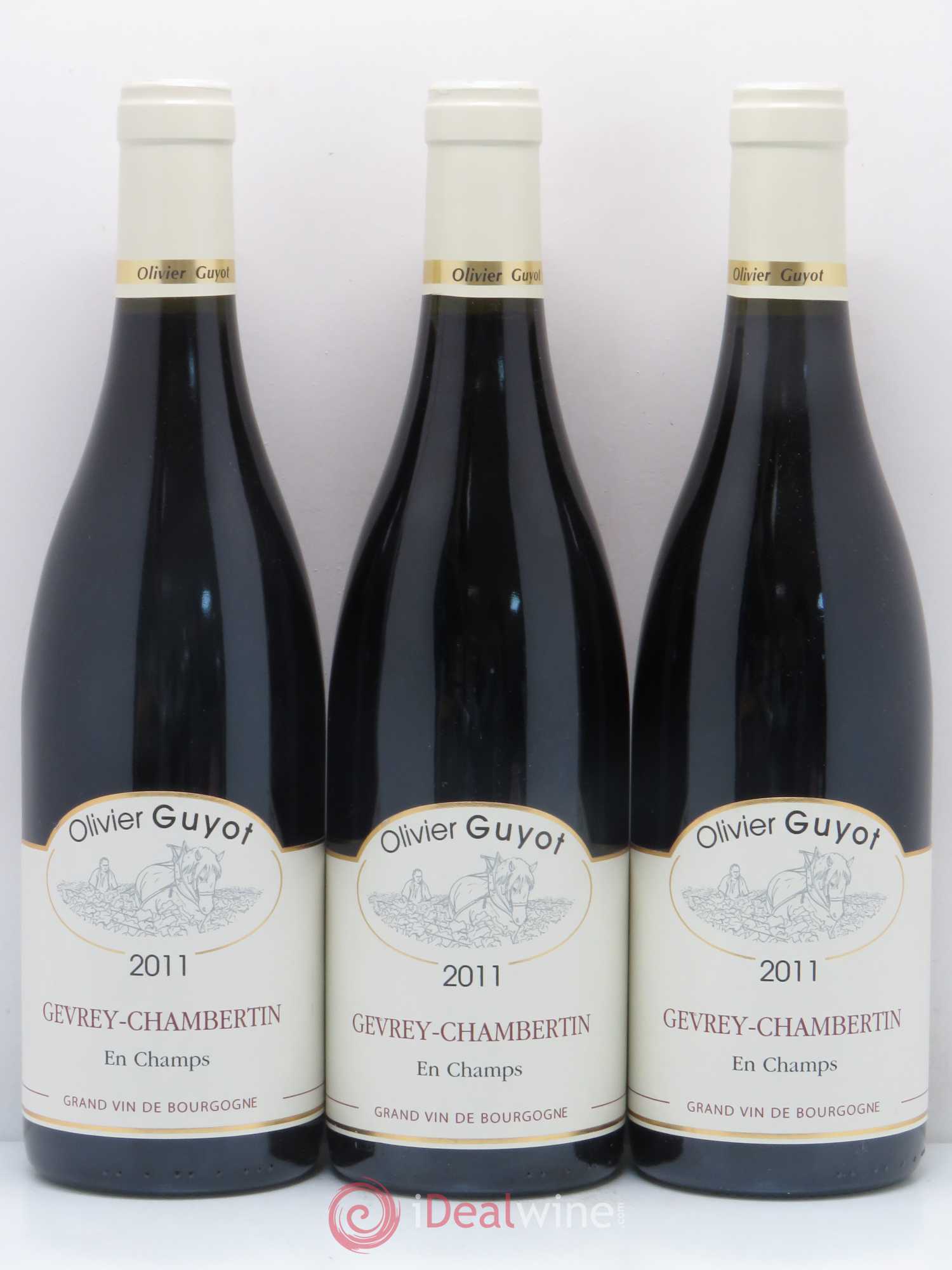 Gevrey-Chambertin En Champs Olivier Guyot (Domaine de) 2011 - Lot de 3 bouteilles - 0
