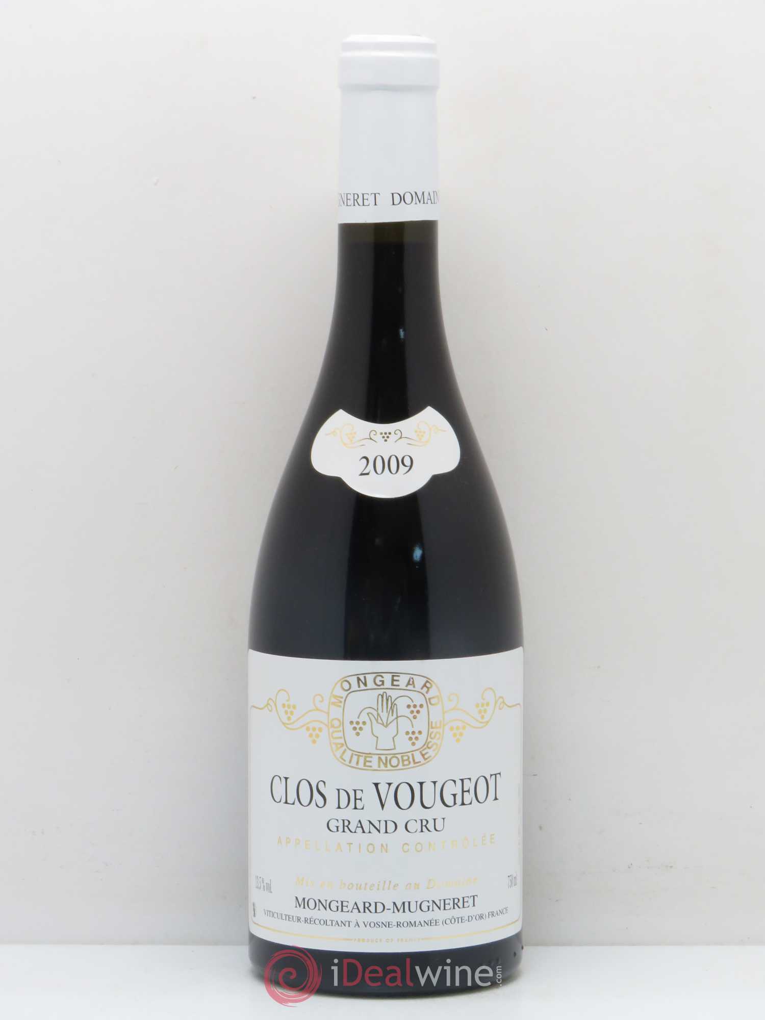 Clos de Vougeot Grand Cru Mongeard-Mugneret (Domaine) 2009 - Lot de 1 bouteille - 0