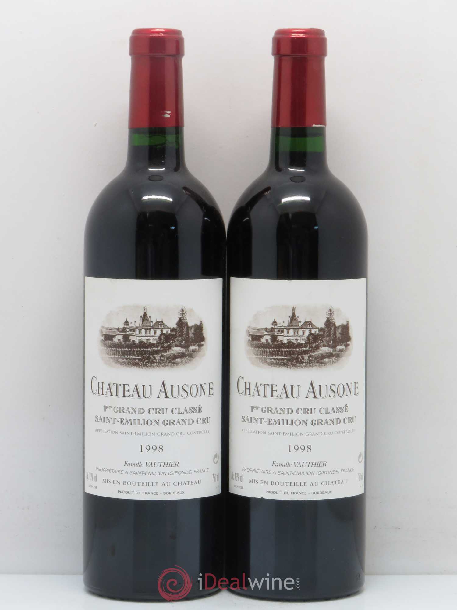 Château Ausone 1er Grand Cru Classé A 1998 - Lot de 5 bouteilles - 2