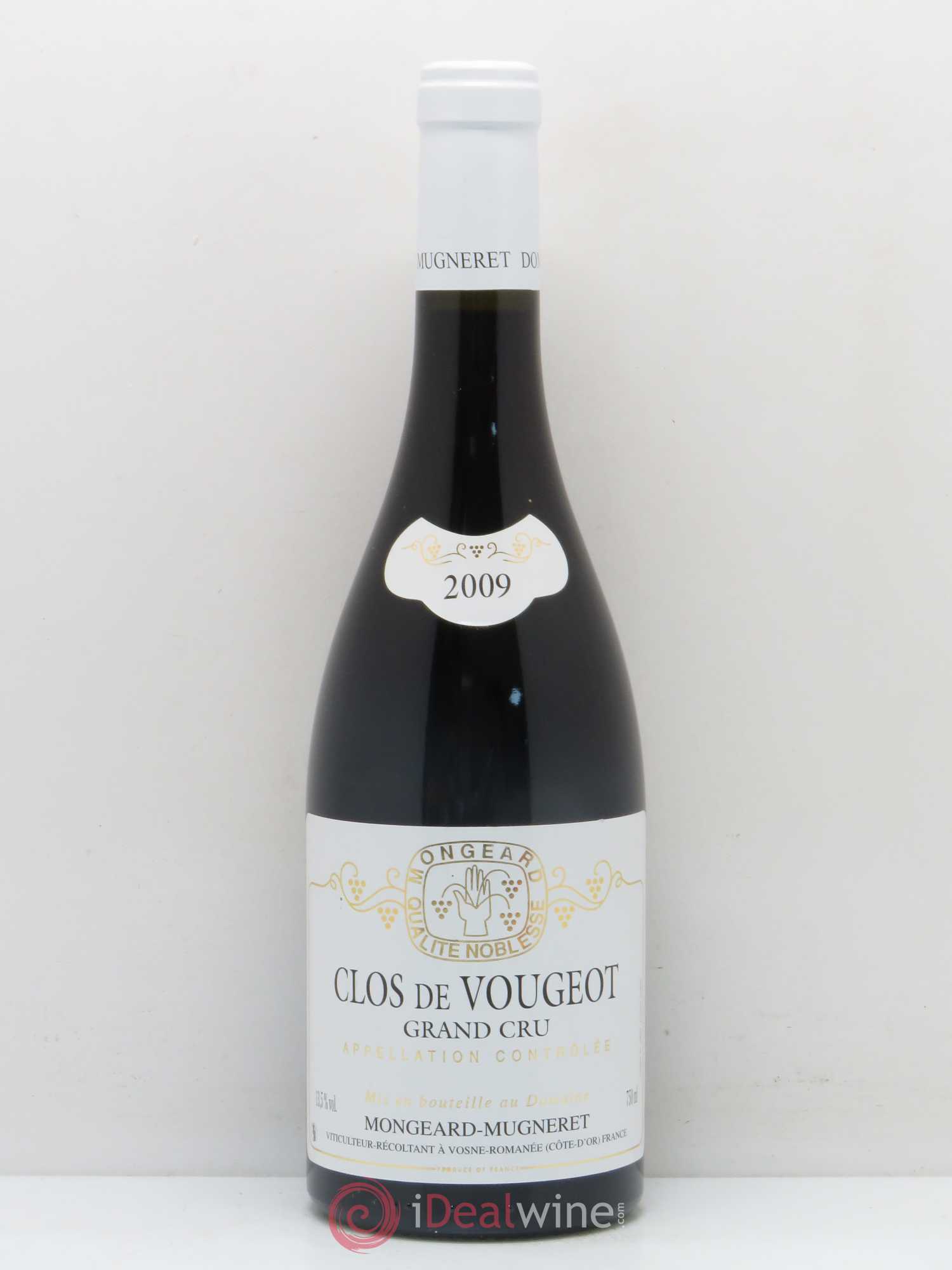 Clos de Vougeot Grand Cru Mongeard-Mugneret (Domaine) 2009 - Lot de 1 bouteille - 0