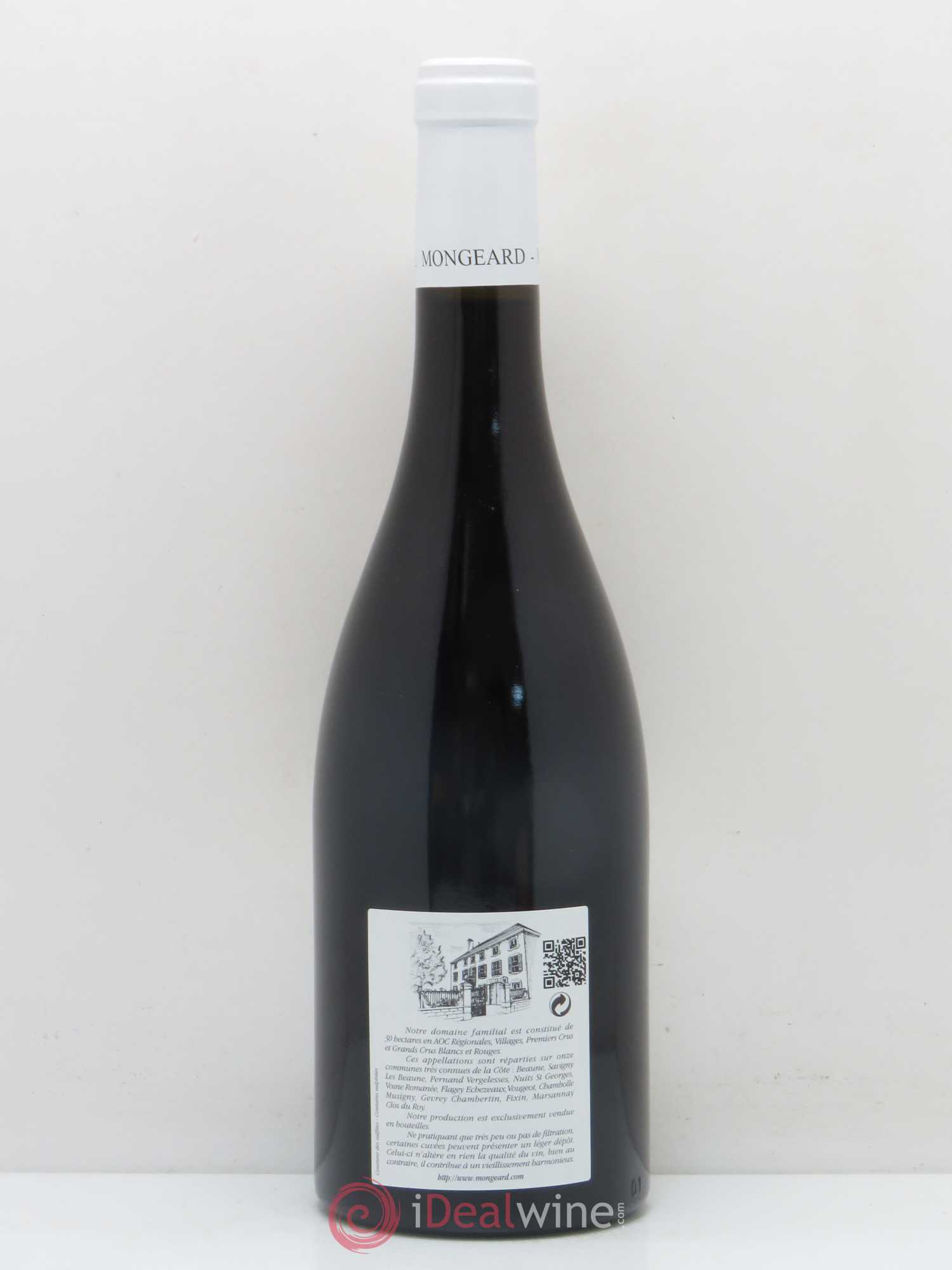 Clos de Vougeot Grand Cru Mongeard-Mugneret (Domaine) 2010 - Lot de 1 bouteille - 1