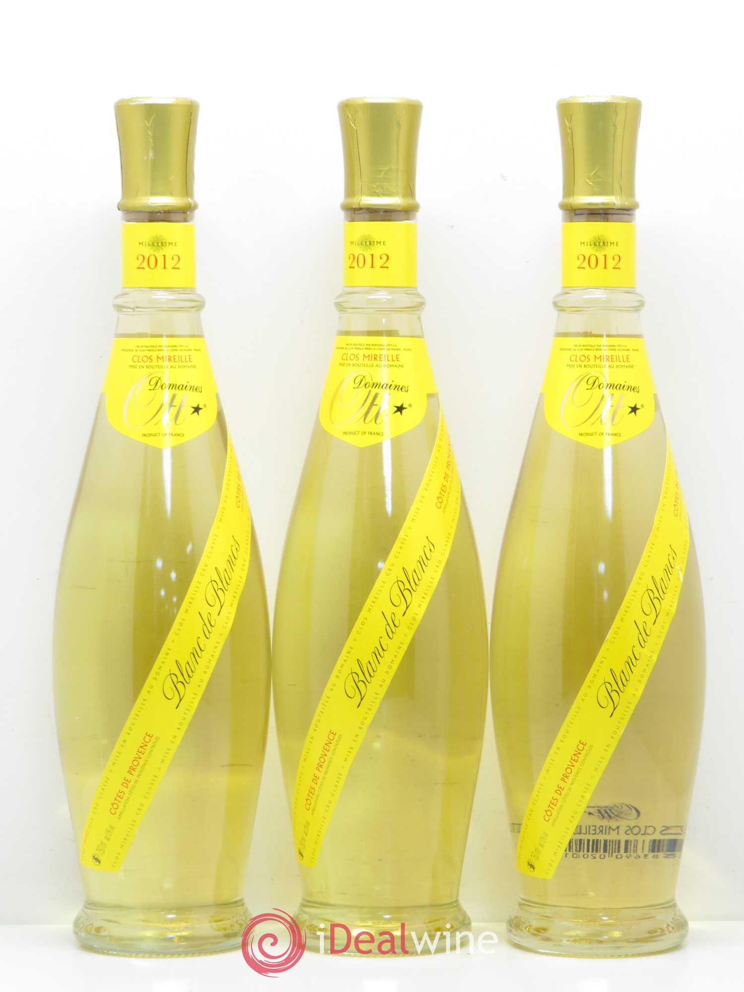Côtes de Provence Domaines Ott Clos Mireille Blanc de Blancs 2012 - Lot de 11 bouteilles - 2