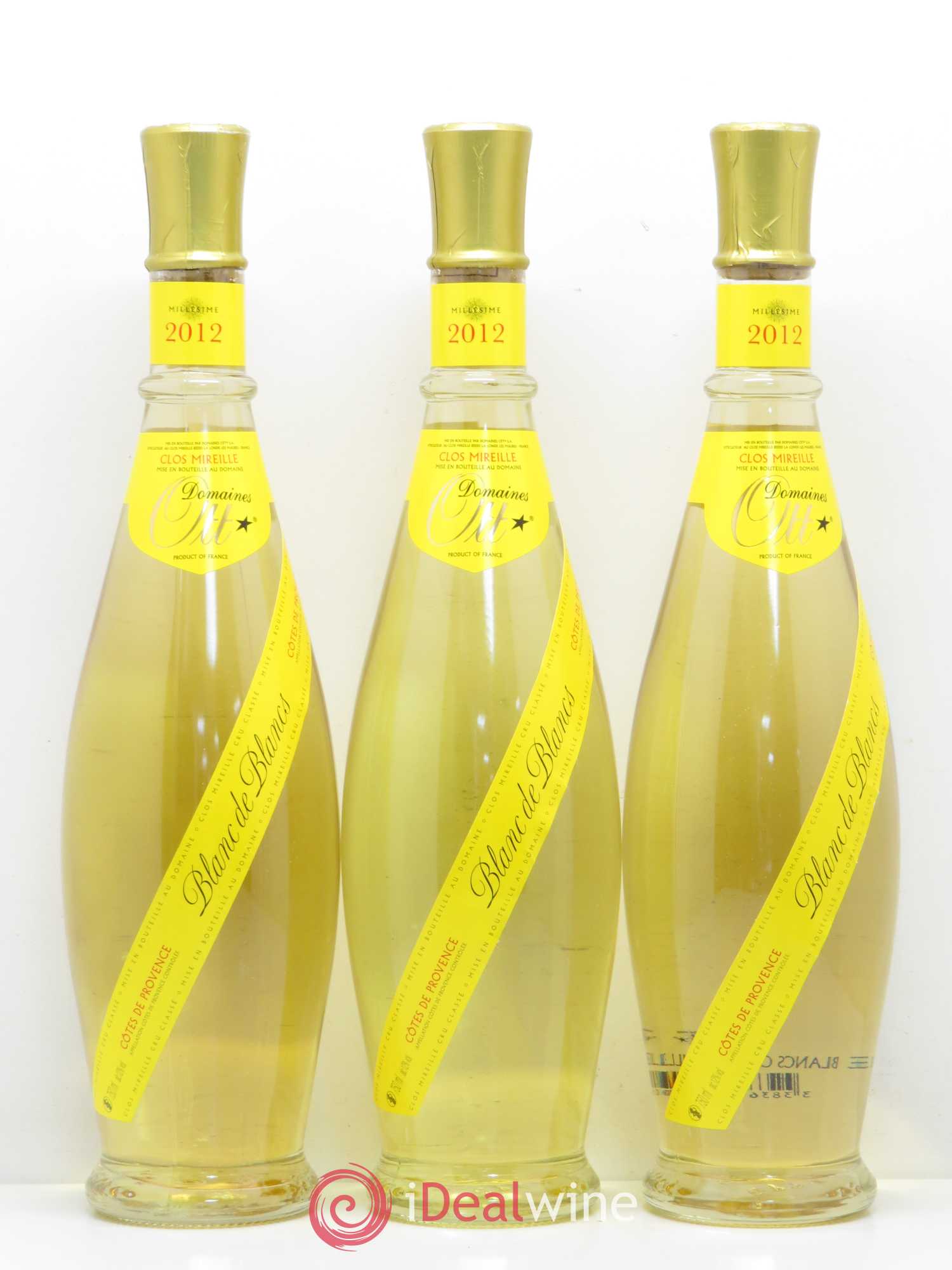 Côtes de Provence Domaines Ott Clos Mireille Blanc de Blancs 2012 - Lot de 11 bouteilles - 3