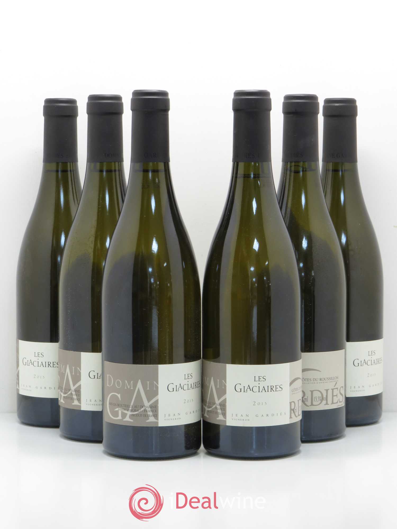 Côtes du Roussillon Les Glaciaires Domaine Gardiés 2013 - Posten von 6 Flaschen - 0