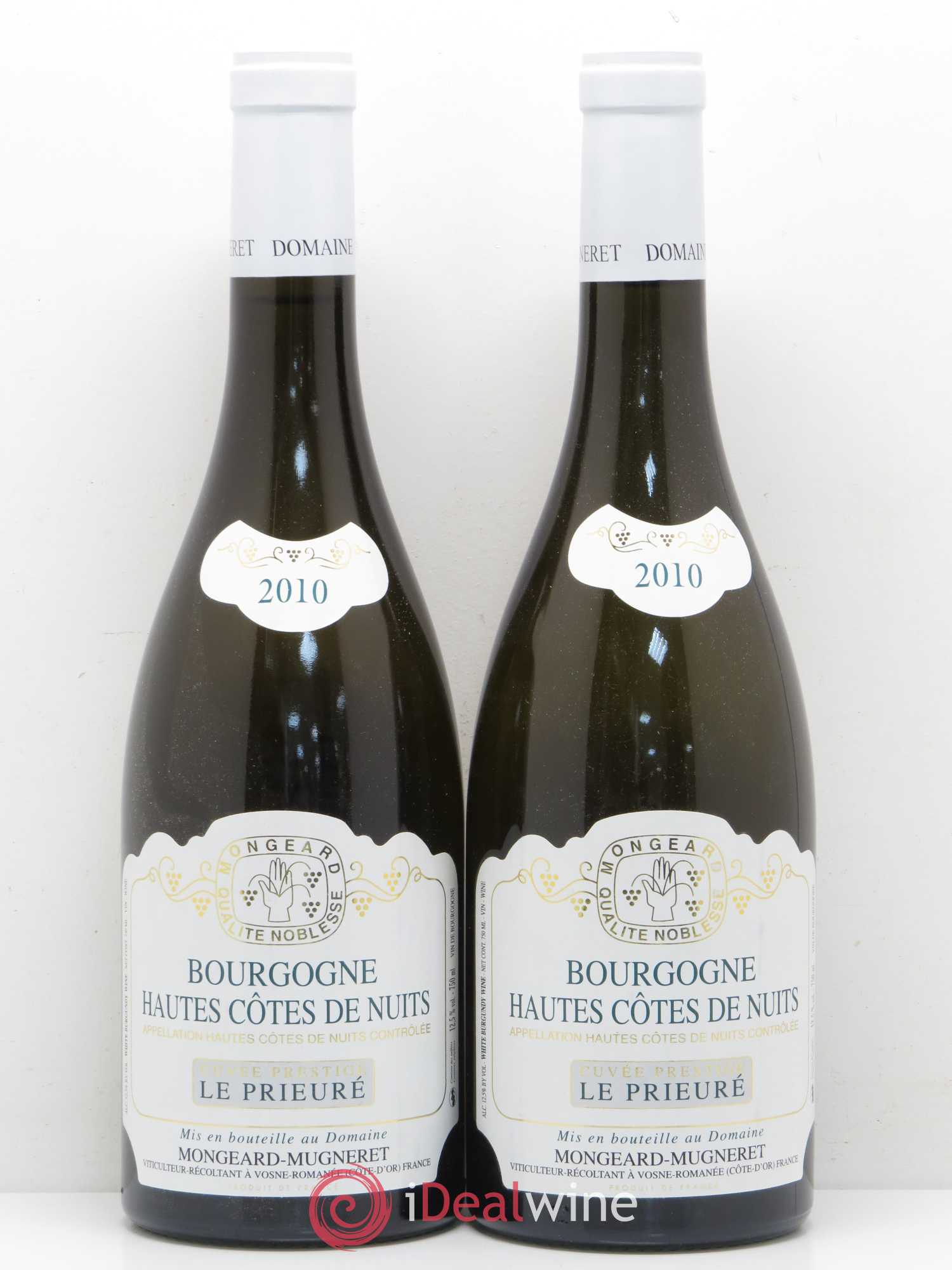 Hautes-Côtes de Nuits Cuvée Prestige Le Prieuré Domaine Mongeard-Mugneret 2010 - Posten von 2 Flaschen - 0