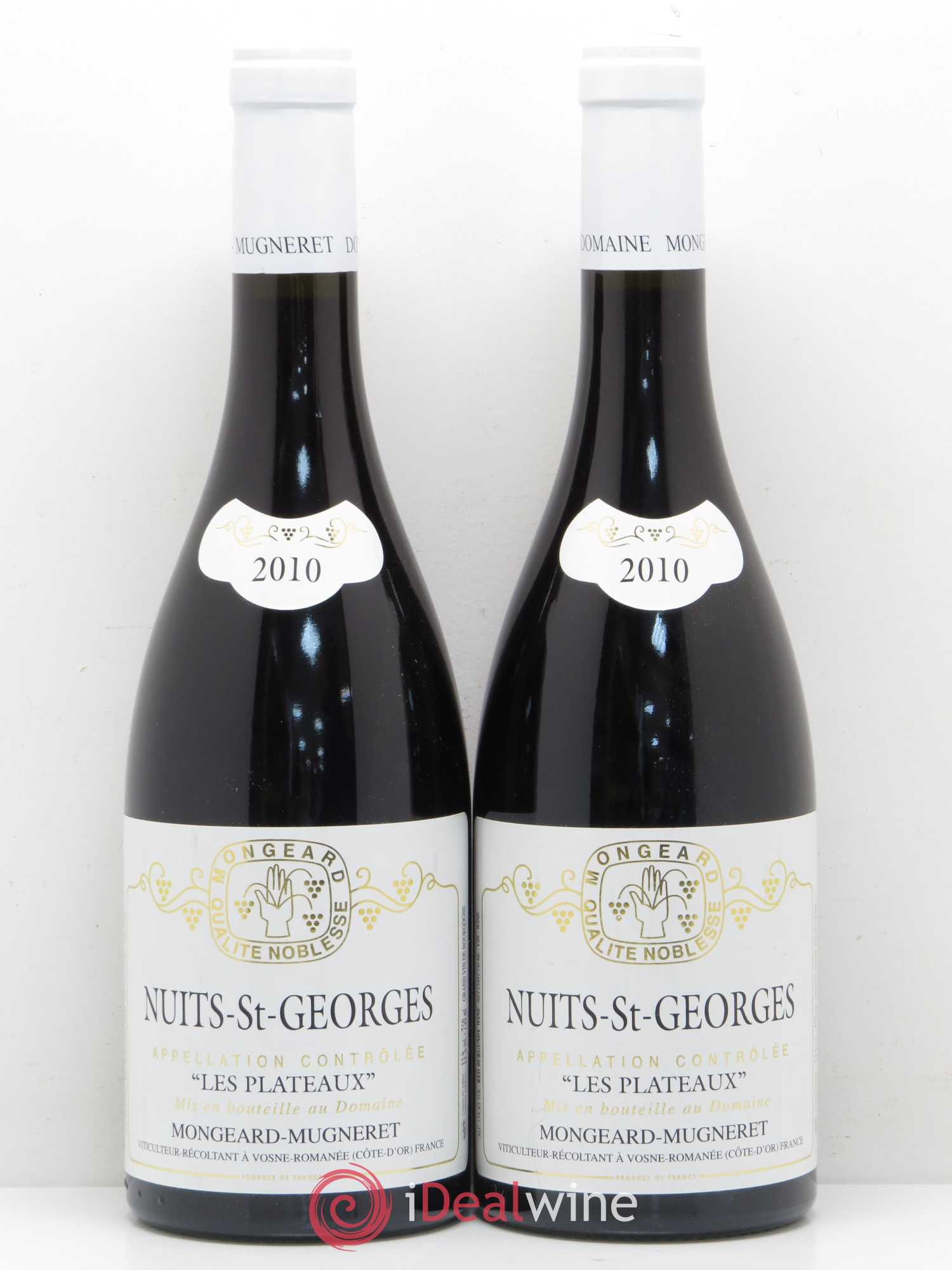 Nuits-Saint-Georges Les Plateaux Mongeard-Mugneret (Domaine) 2010 - Lot de 2 bouteilles - 0