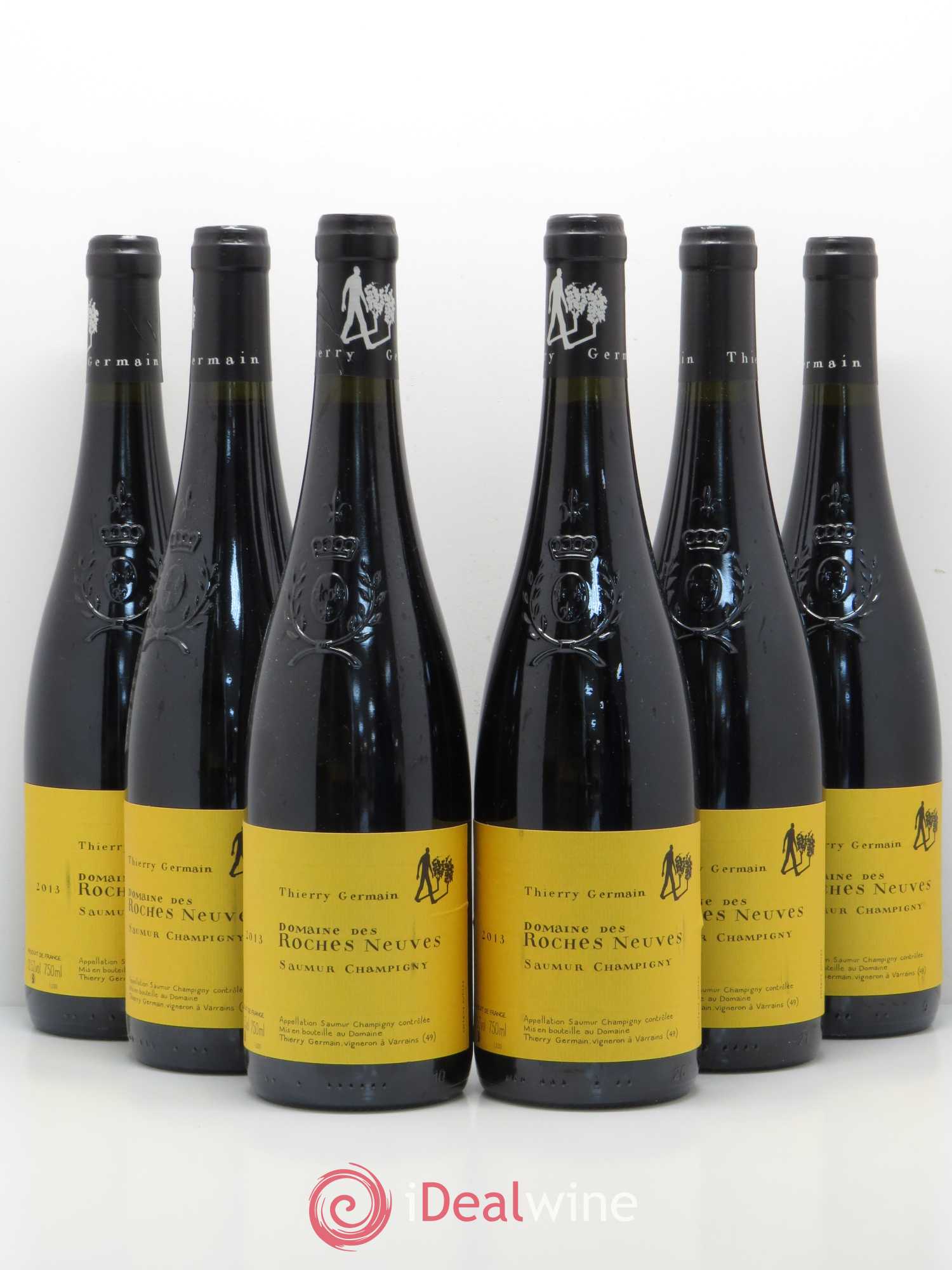 Saumur-Champigny Domaine des Roches Neuves - Thierry Germain 2013 - Lot de 6 bouteilles - 0