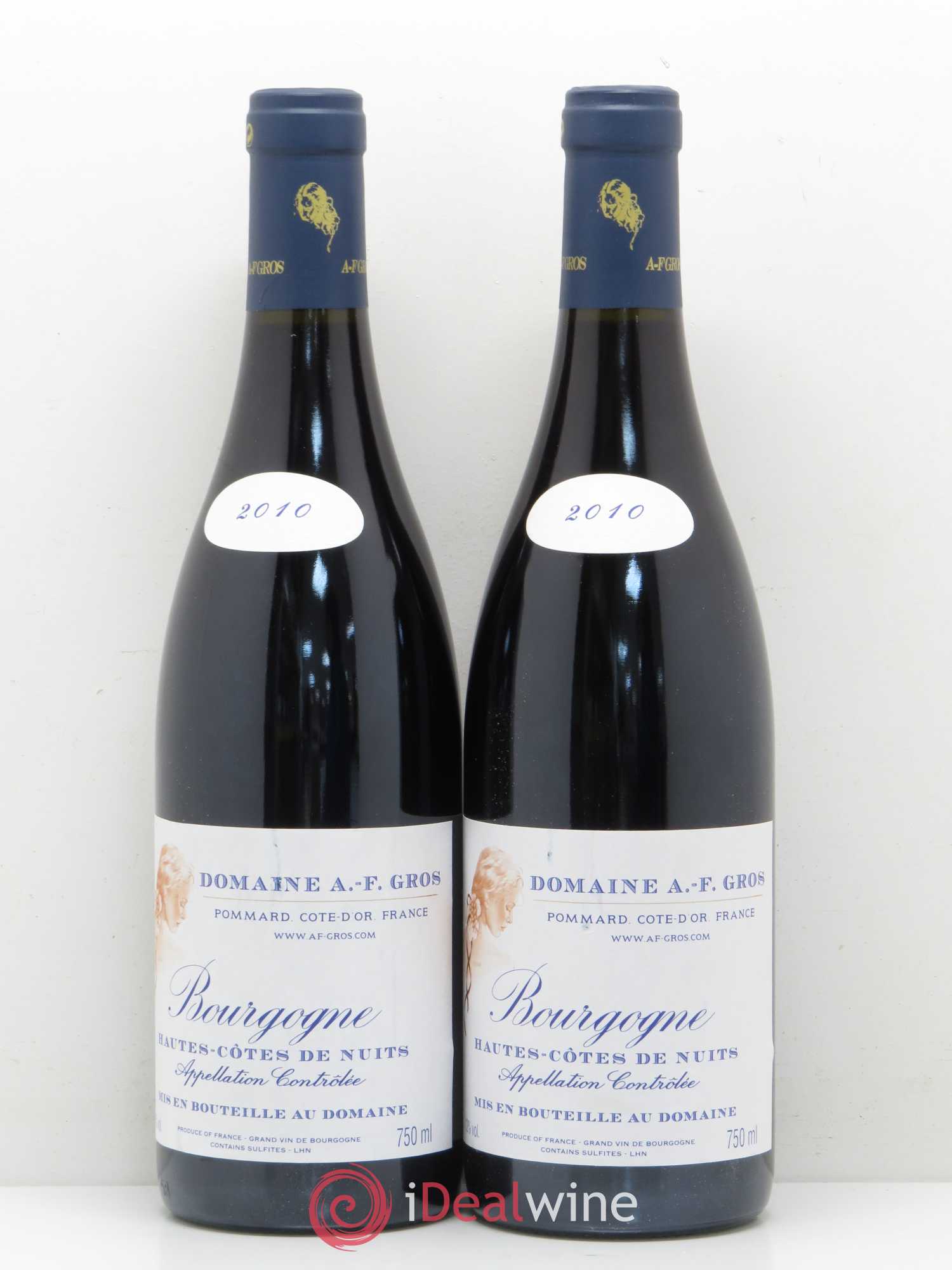 Hautes-Côtes de Nuits A.-F. Gros 2010 - Lot de 2 bouteilles - 0