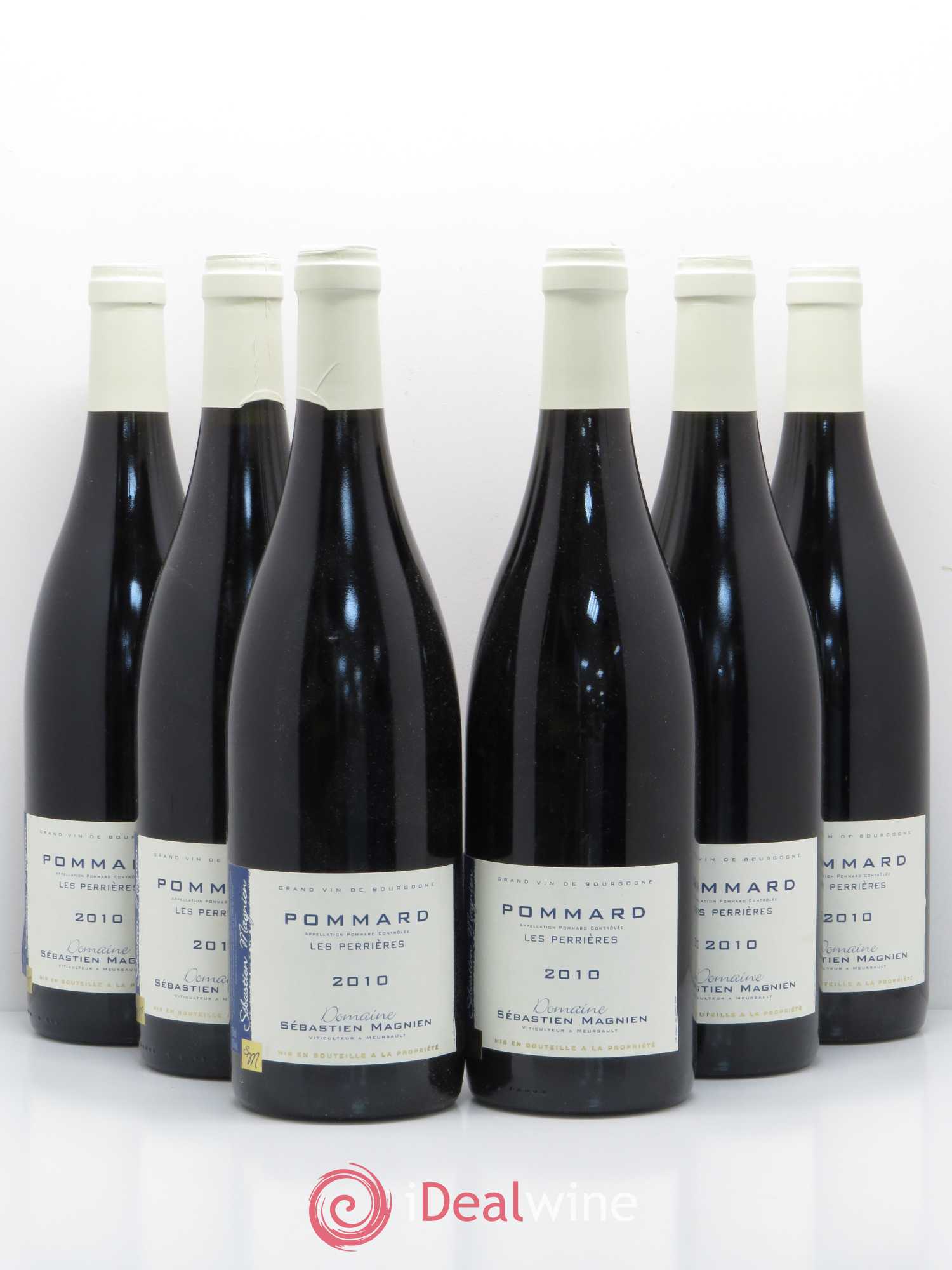 Pommard Pommard Les Perrières Domaine Sébastien Magnien 2010 - Posten von 6 Flaschen - 0