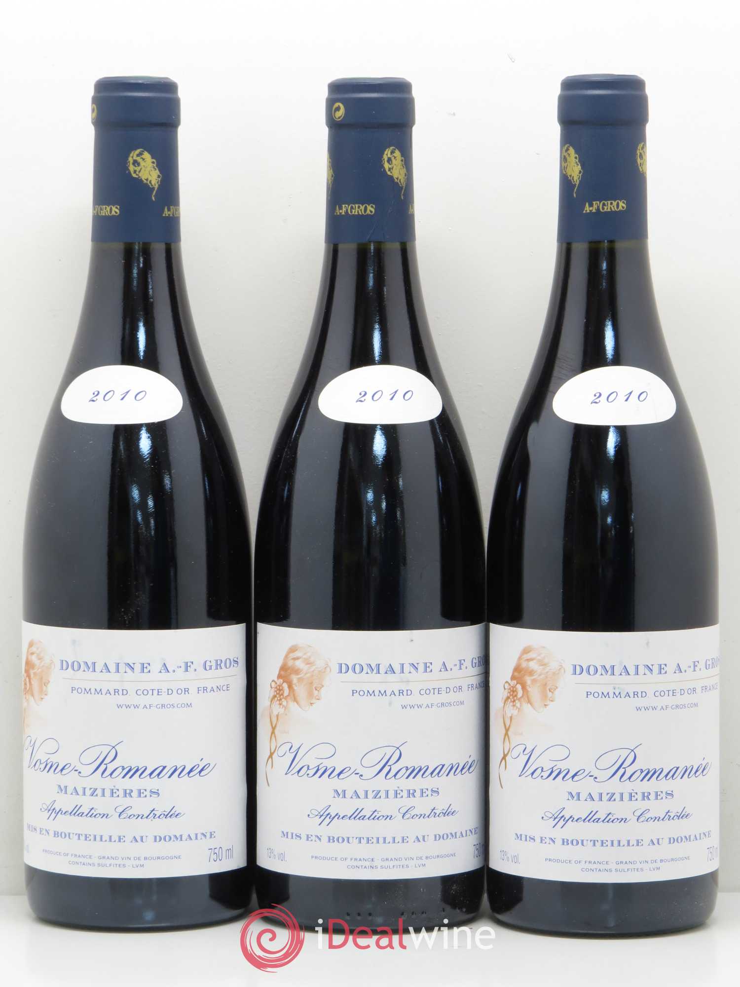 Vosne-Romanée Maizières A.-F. Gros 2010 - Lot de 6 bouteilles - 2