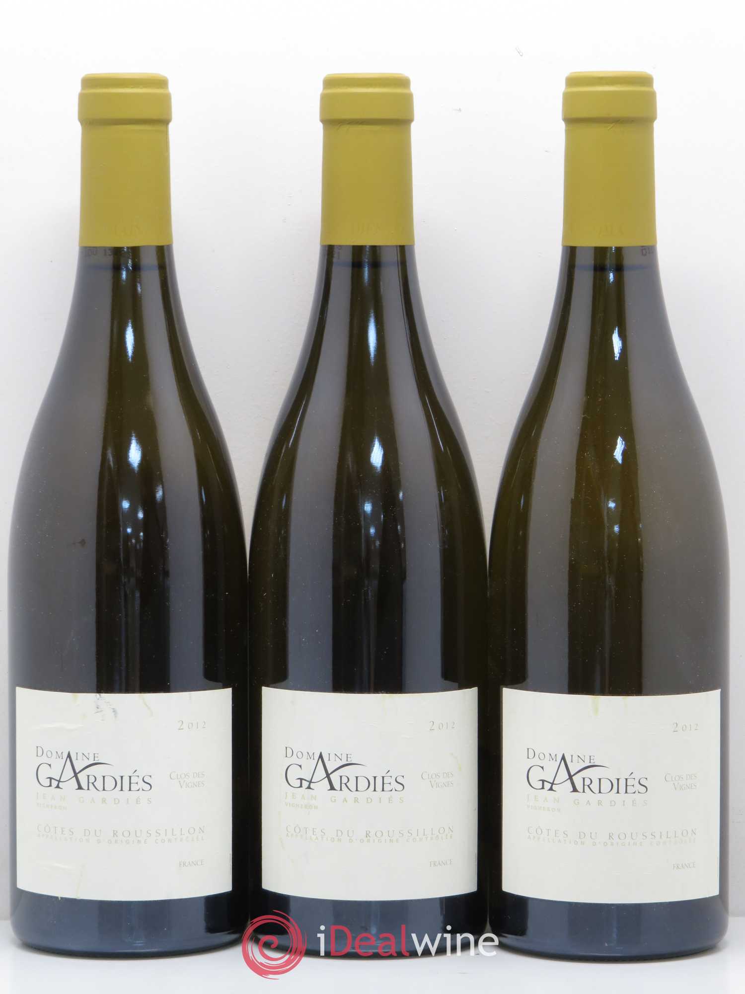 Côtes du Roussillon Tautavel Gardiés Clos des Vignes 2012 - Posten von 3 Flaschen - 0