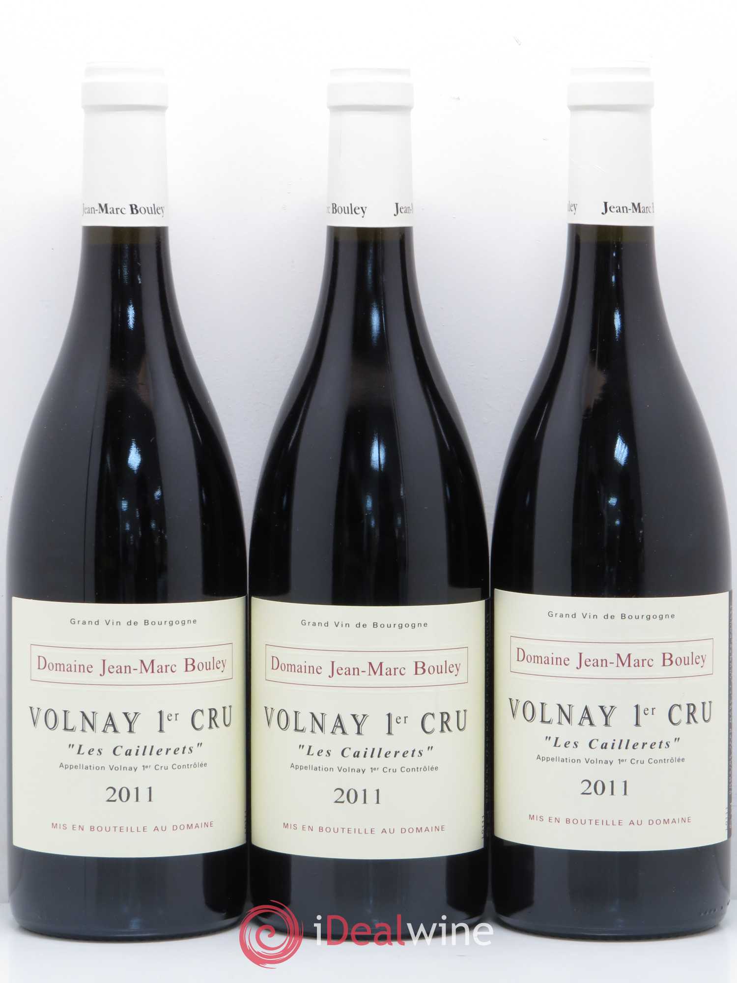 Volnay 1er Cru Caillerets Domaine Jean Marc Bouley 2011 - Lot de 5 bouteilles - 1