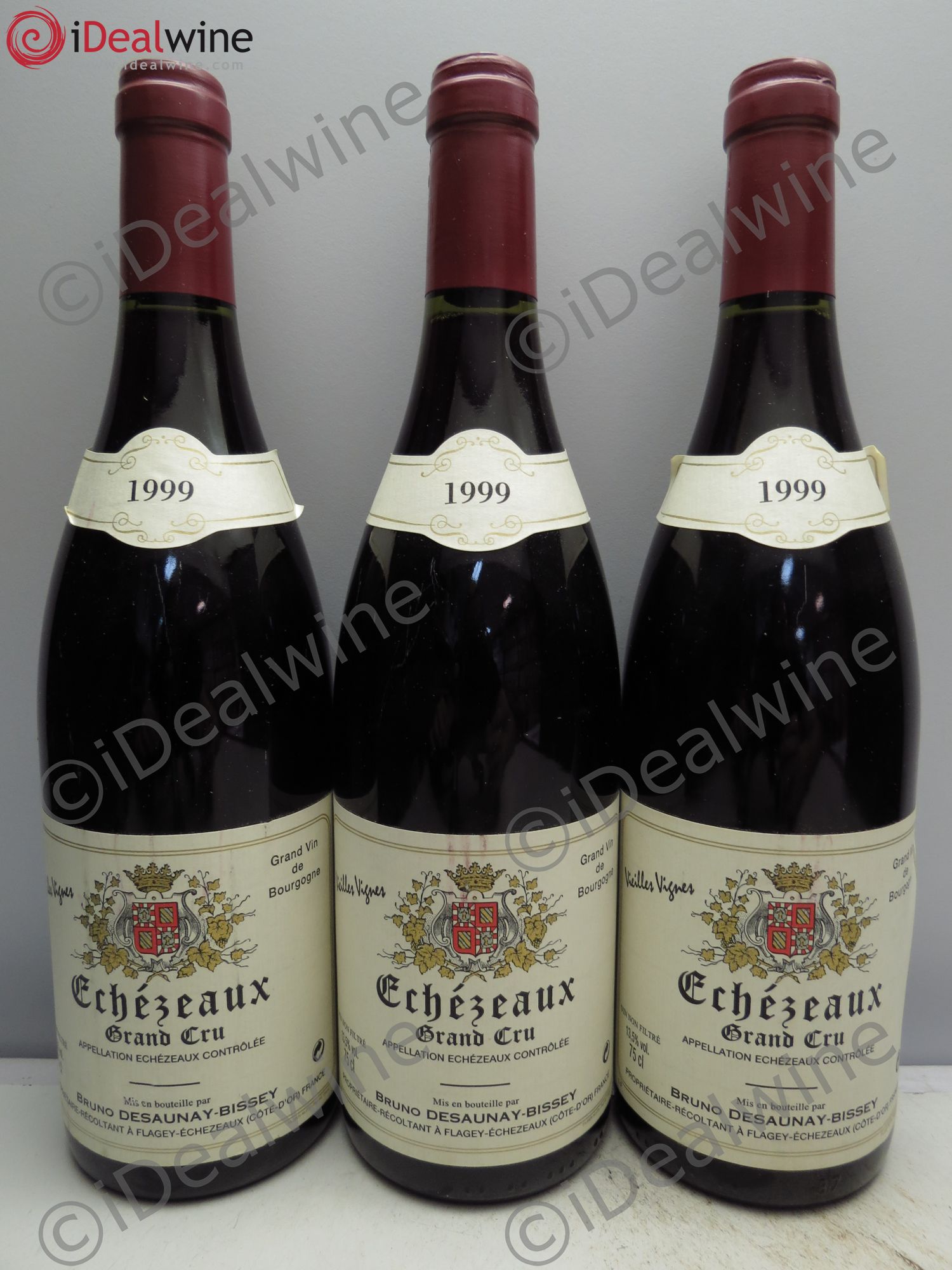 Echezeaux Grand Cru Vieilles Vignes Desaunay- Bissey 1999 - Posten von 3 Flaschen - 0