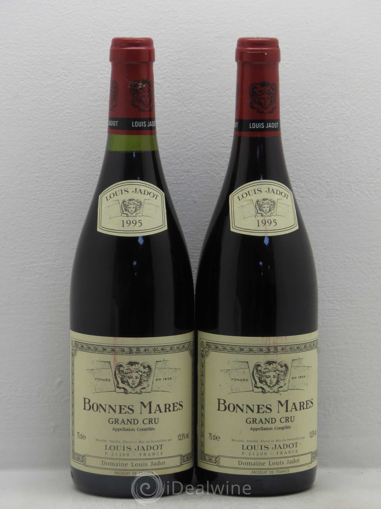 Bonnes-Mares Grand Cru Domaine Louis Jadot 1995 - Lot de 2 bouteilles - 0